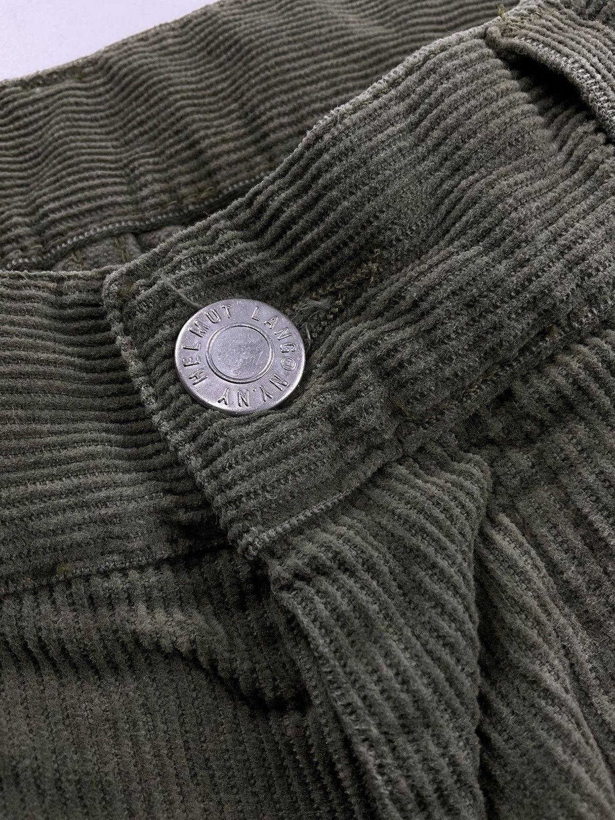 Helmut Lang Helmut Lang Corduroy Flared Pants Size US 33 - 5 Thumbnail