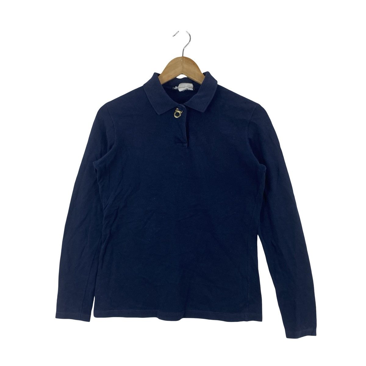Salvatore Ferragamo SALVATORE FERRAGAMO Made in Italy Polo Shirt With Gancini Size US S / EU 44-46 / 1 - 3 Thumbnail