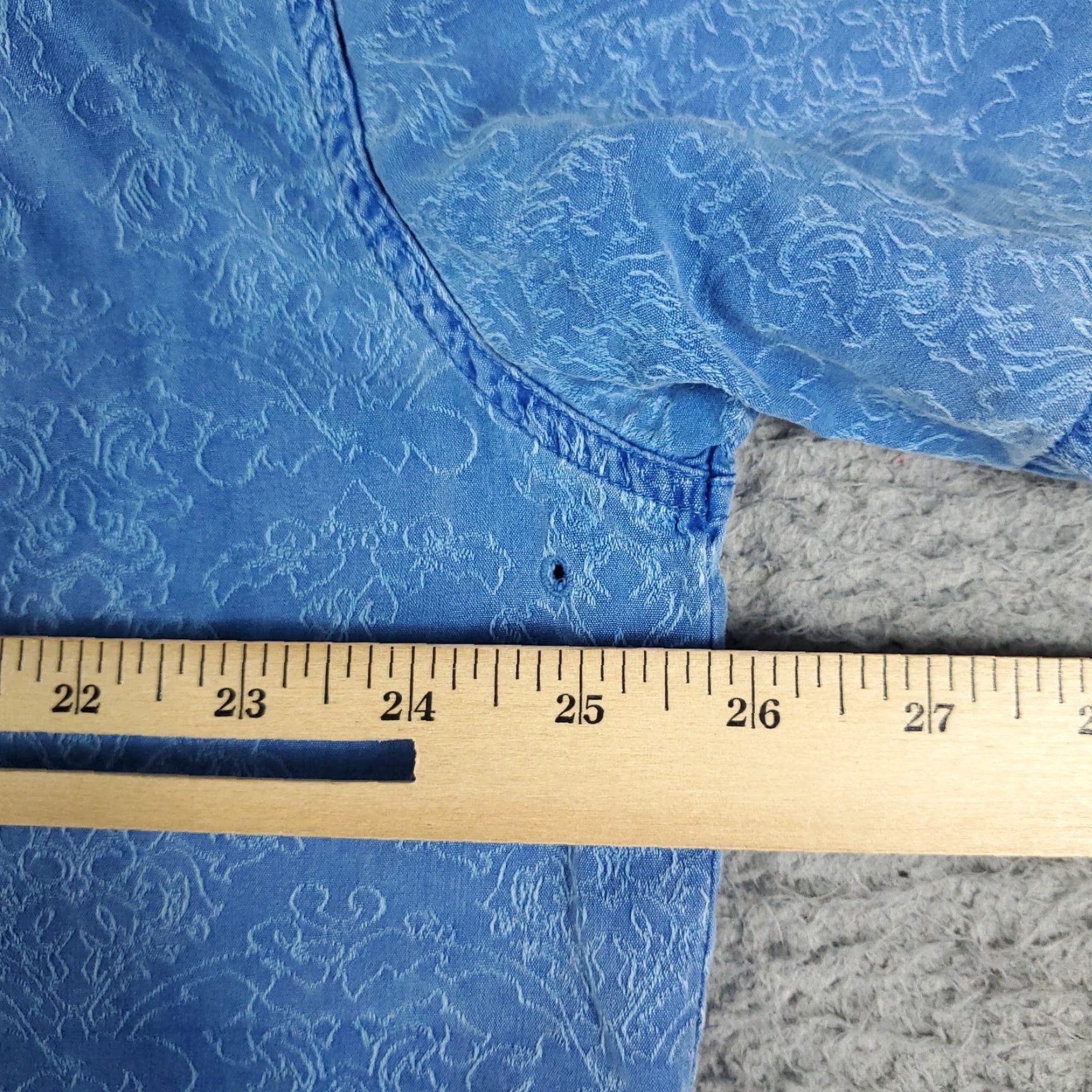 Nat Nast Nat Nast Shirt Mens Large Blue Silk Floral Short Sleeve Button-Up Collared Casual Mens Size US L / EU 52-54 / 3 - 5 Thumbnail