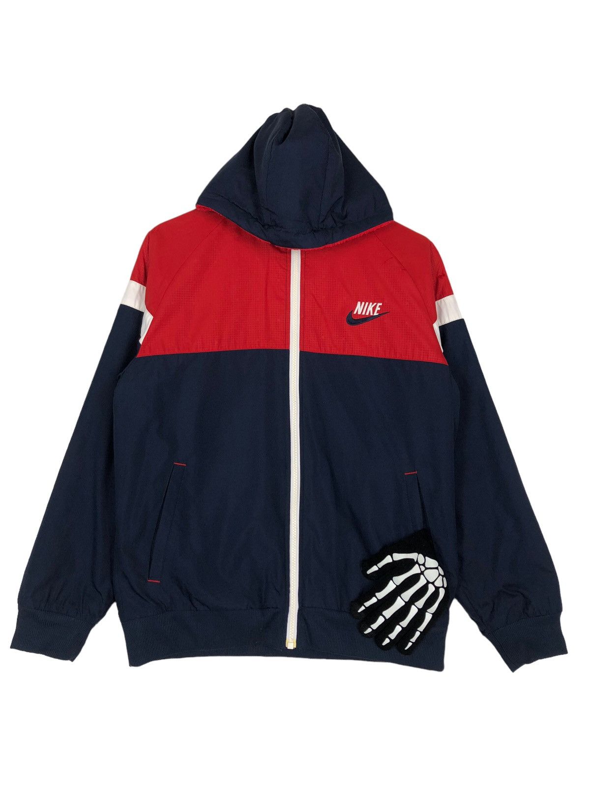 Nike 🔥VINTAGE NIKE ZIPPER JACKET STREETWEAR STYLE Size US L / EU 52-54 / 3 - 1 Thumbnail
