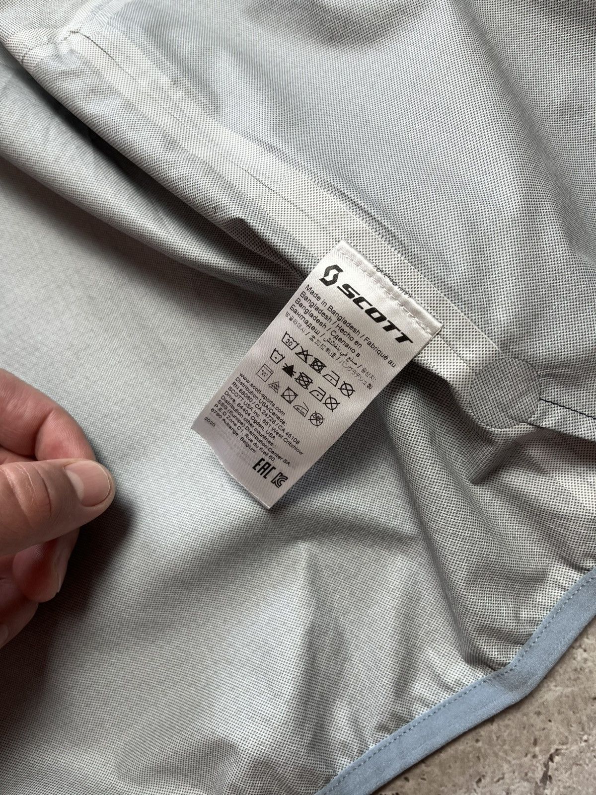 Other Scott Waterproof Shell Jacket Navy Gray M – Outdoor Hiking Size US M / EU 48-50 / 2 - 8 Thumbnail