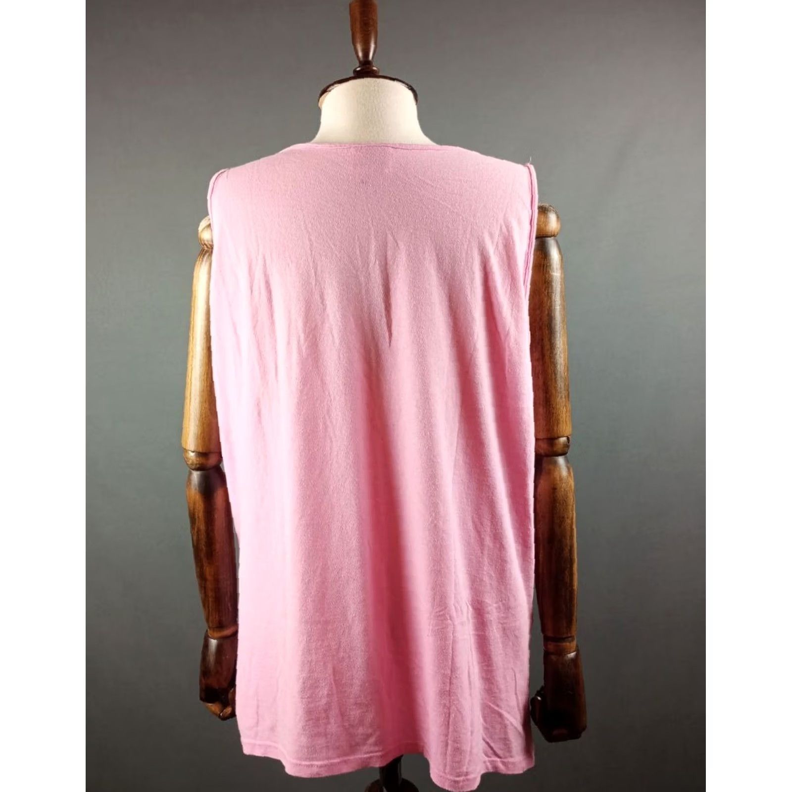 Pinko VINTAGE Betty Boop Shirt Men L Pink Graphic Tee 1990s Sleeveless Size US L / EU 52-54 / 3 - 4 Thumbnail