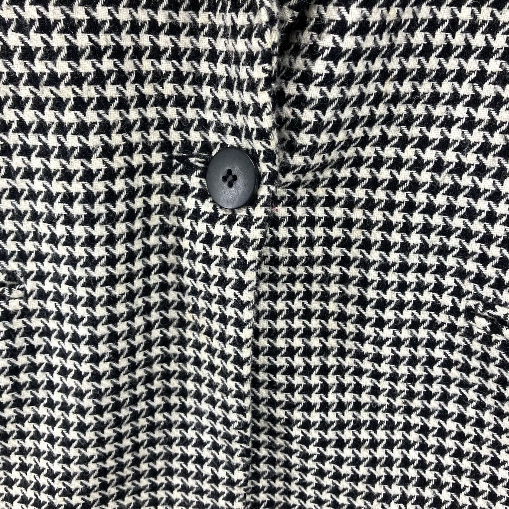 Vintage VINTAGE Norton McNaughton Blazer Wool Houndstooth Women’s Faux Dickey Jacket Size 6 Black Long Sleeve Pockets Dry Clean Only Regular Jacket (65 chars) Size M / US 6-8 / IT 42-44 - 5 Thumbnail