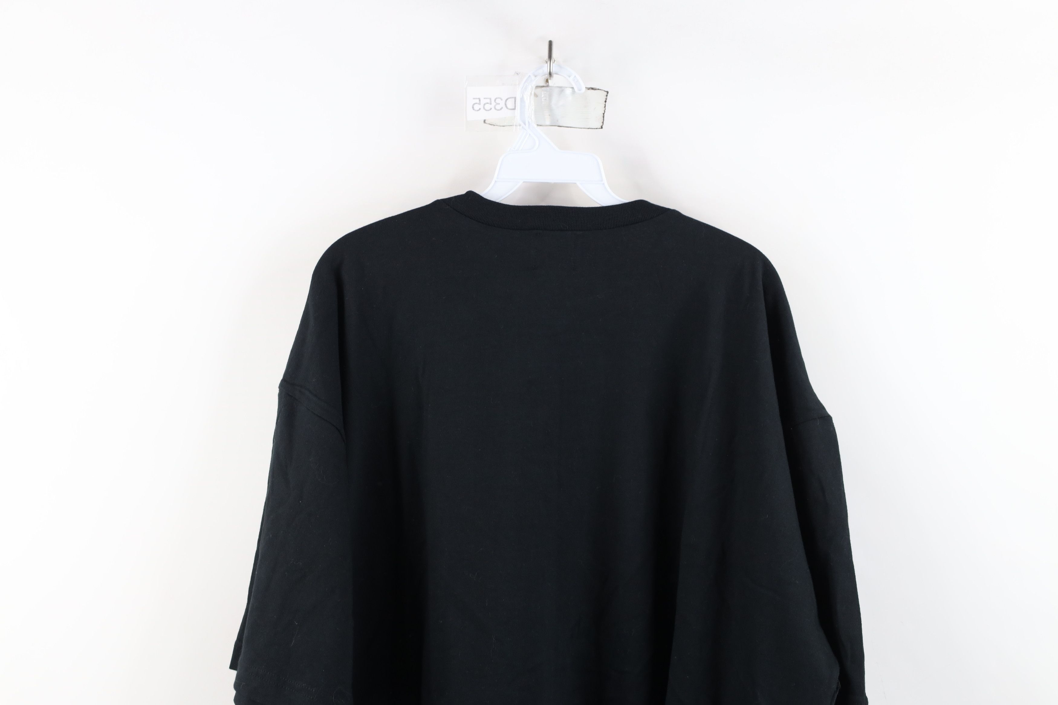 Vintage Deadstock Vintage 90s Streetwear Short Sleeve T-Shirt Black Size 3XL / US 20-22 - 10 Thumbnail