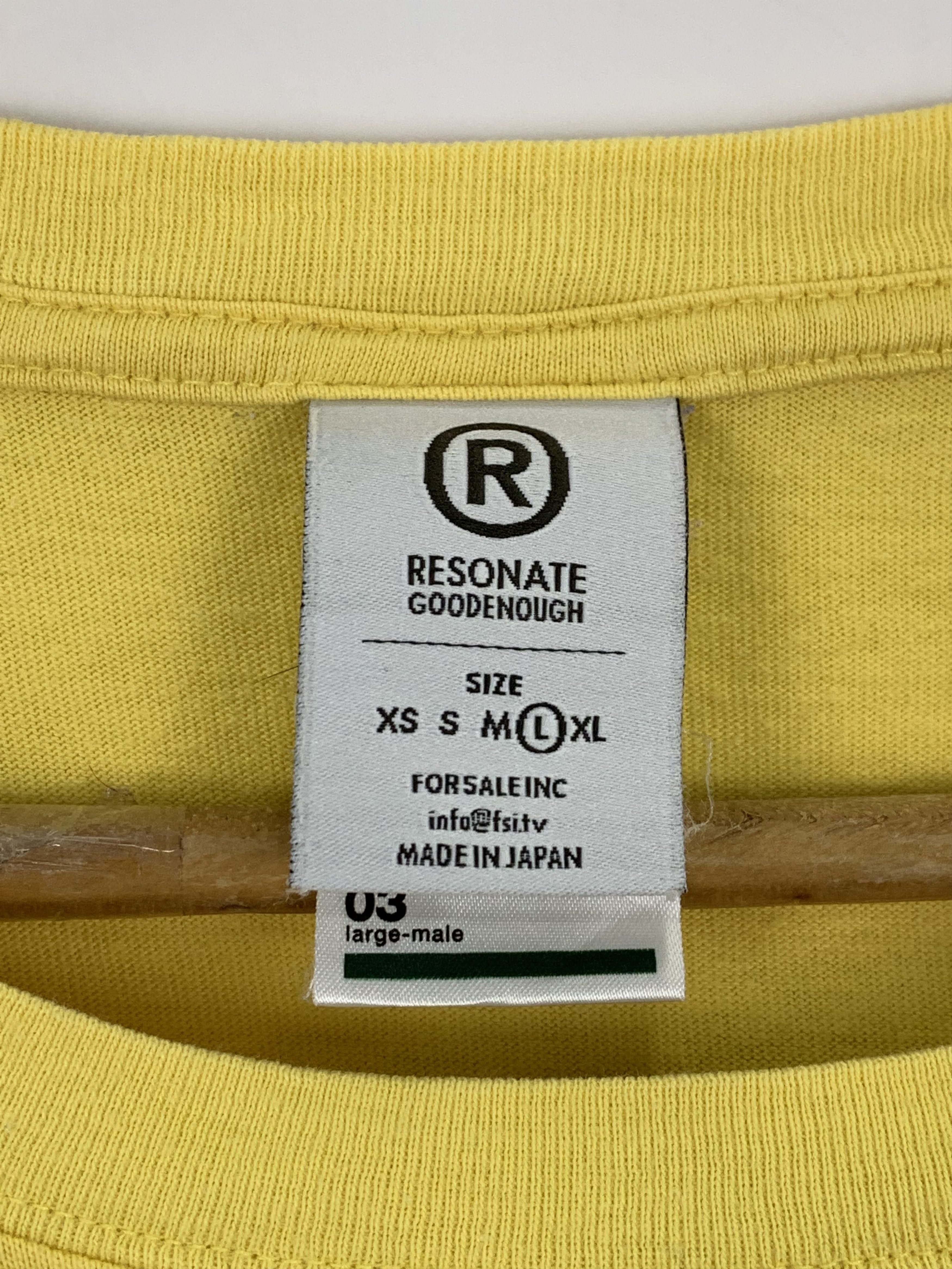 GOODENOUGH × Vintage Goodenough Resonate Pedal High T Shirt TA0269 Size US L / EU 52-54 / 3 - 5 Thumbnail