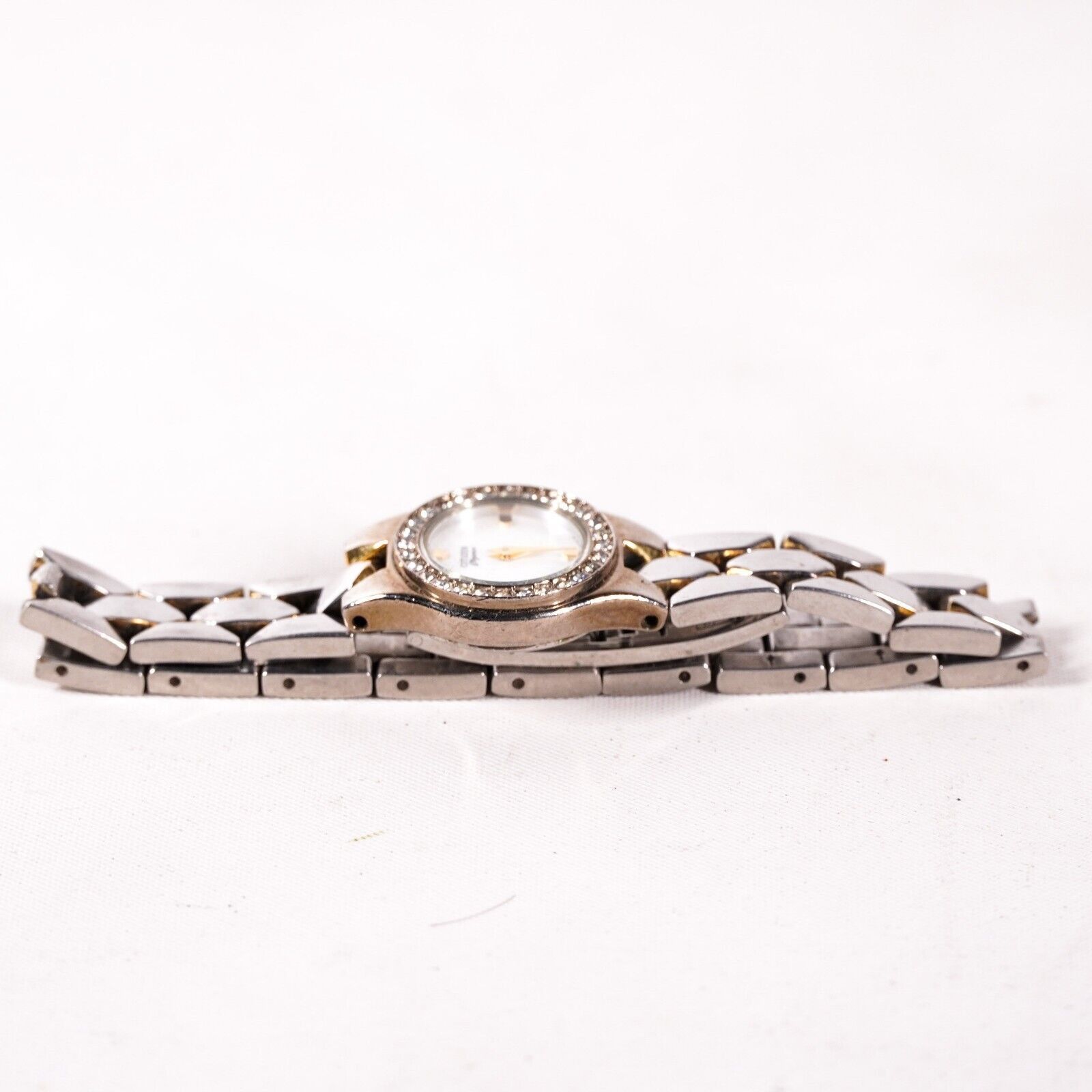 Citizen 3.75" Citizen Elegance Silver Gold Metal Wrist Watch Jewelry Size ONE SIZE - 3 Thumbnail