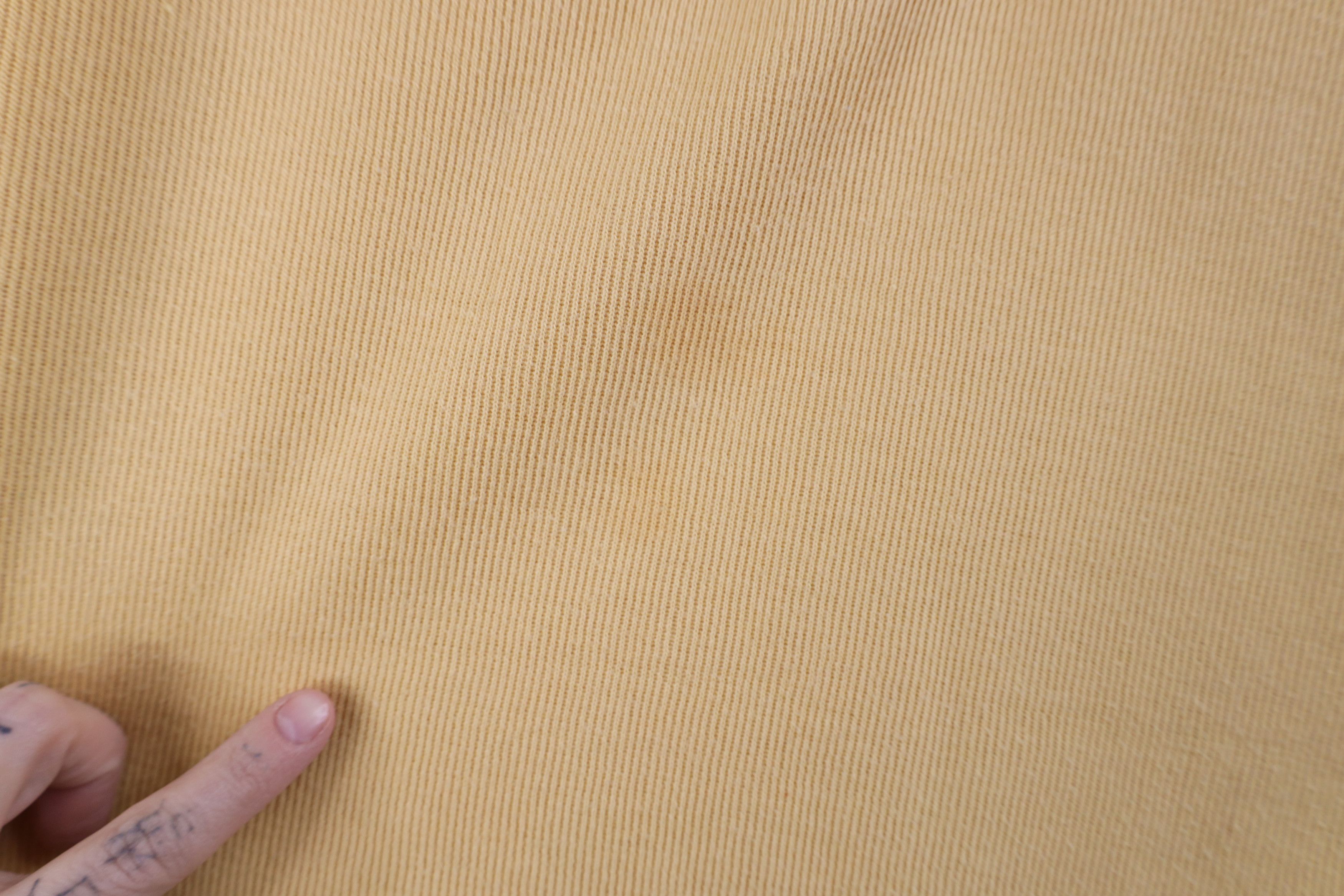 Express × Vintage Vintage 90s Express Ribbed Knit 3/4 Sleeve T-Shirt Yellow Size XL / US 12-14 / IT 48-50 - 4 Thumbnail