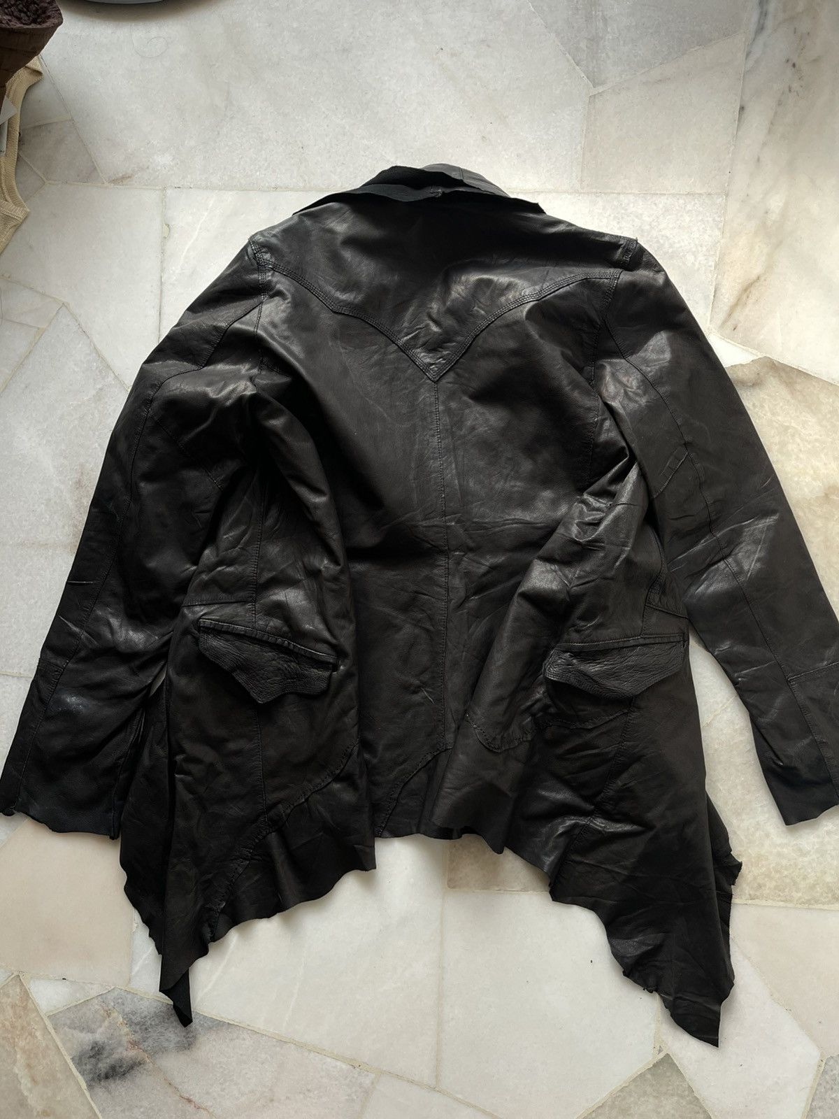 ジャケット・アウター 00s leather jacket & goa vintage shirts Vintage G.S.C on Time Leather Zipper Jacket M Size Brown