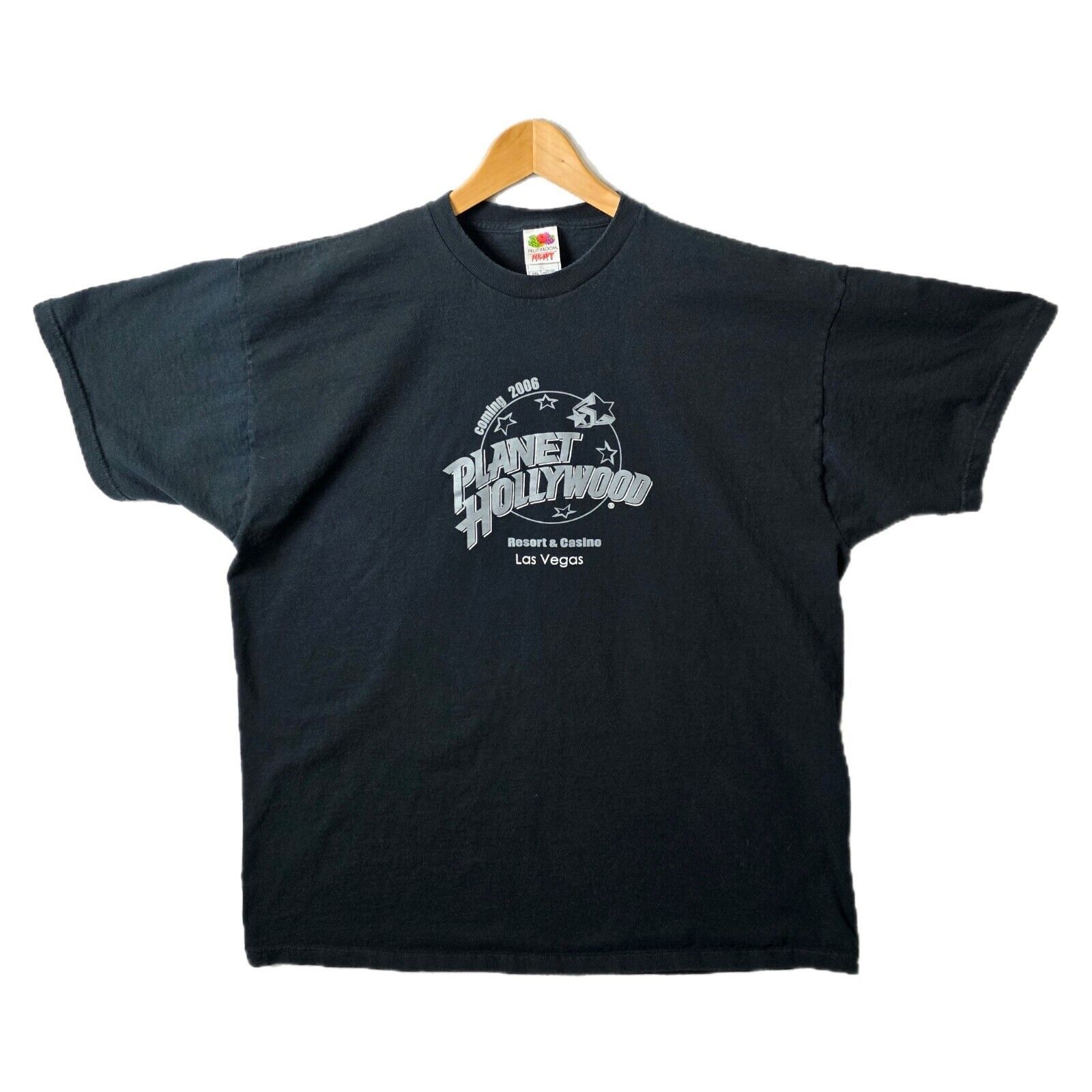 Fruit Of The Loom Vtg Planet Hollywood Las Vegas Coming Promo Shirt XXL Y2K Size US XXL / EU 58 / 5 - 1 Thumbnail