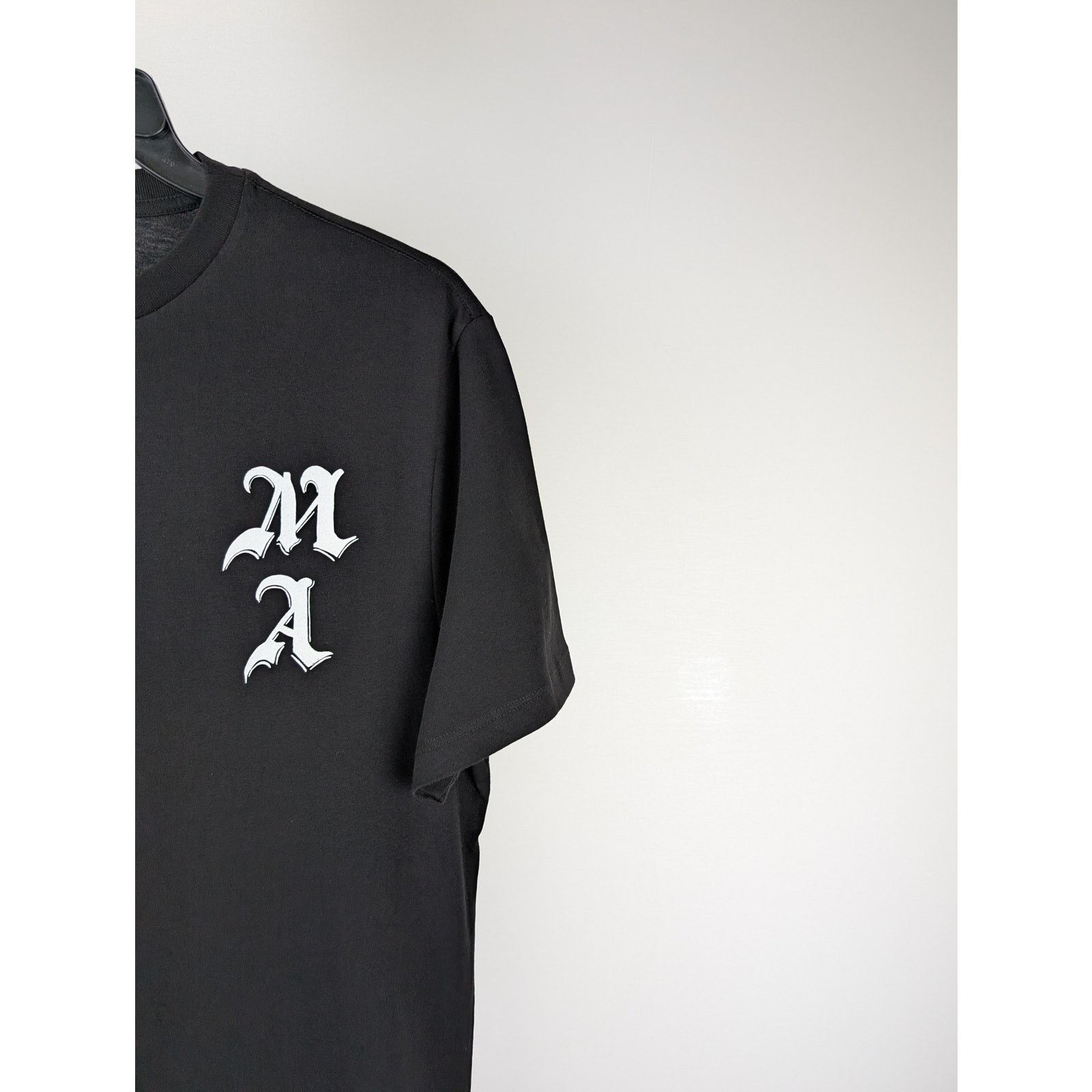 Amiri o1rshd1 Q:5 / Wes Lang Checker Skull Tee T-Shirt in Black Size US M / EU 48-50 / 2 - 5 Thumbnail