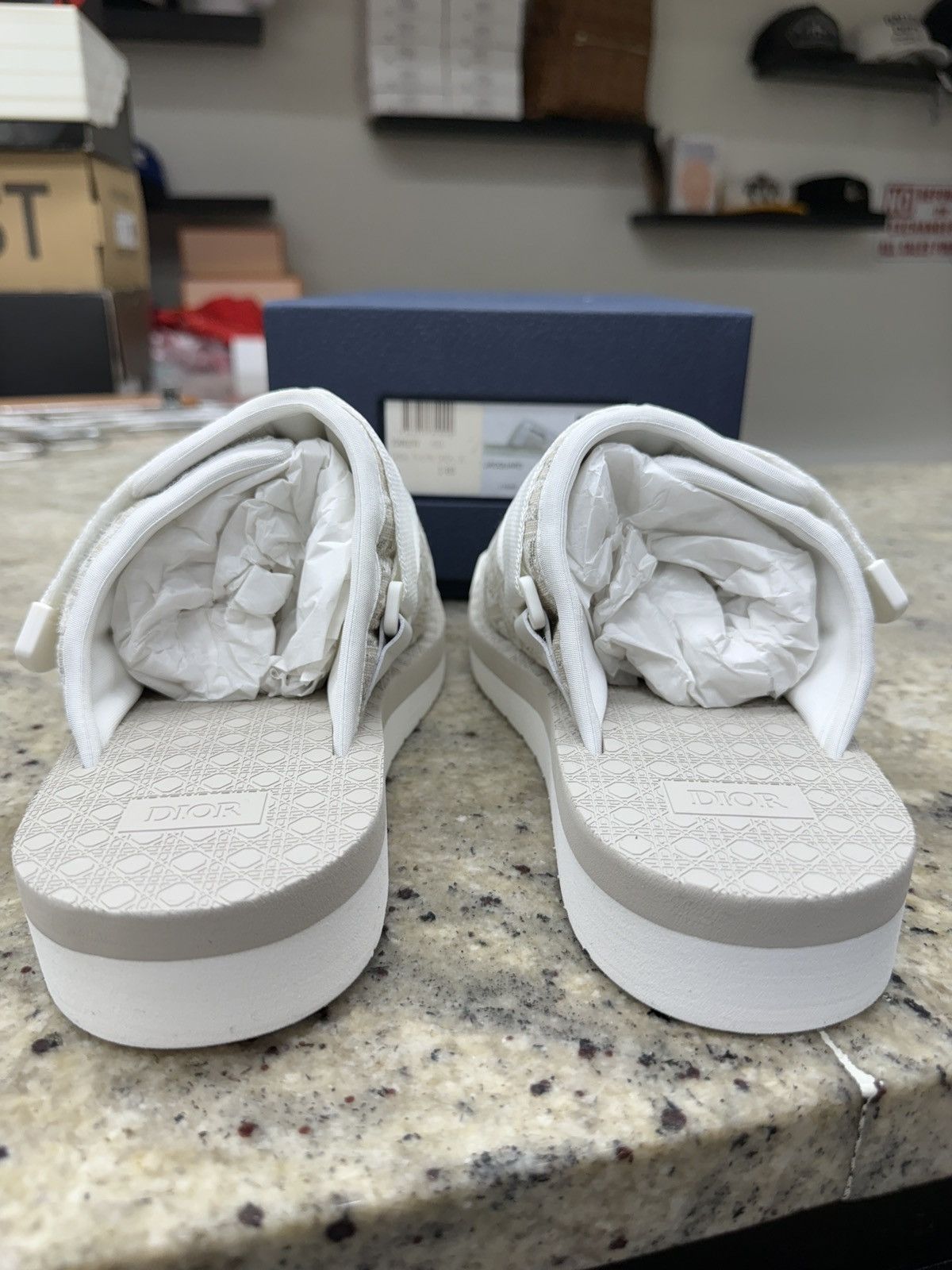 Dior Christian Dior White Sandals Size US 9 / IT 39 - 4 Thumbnail