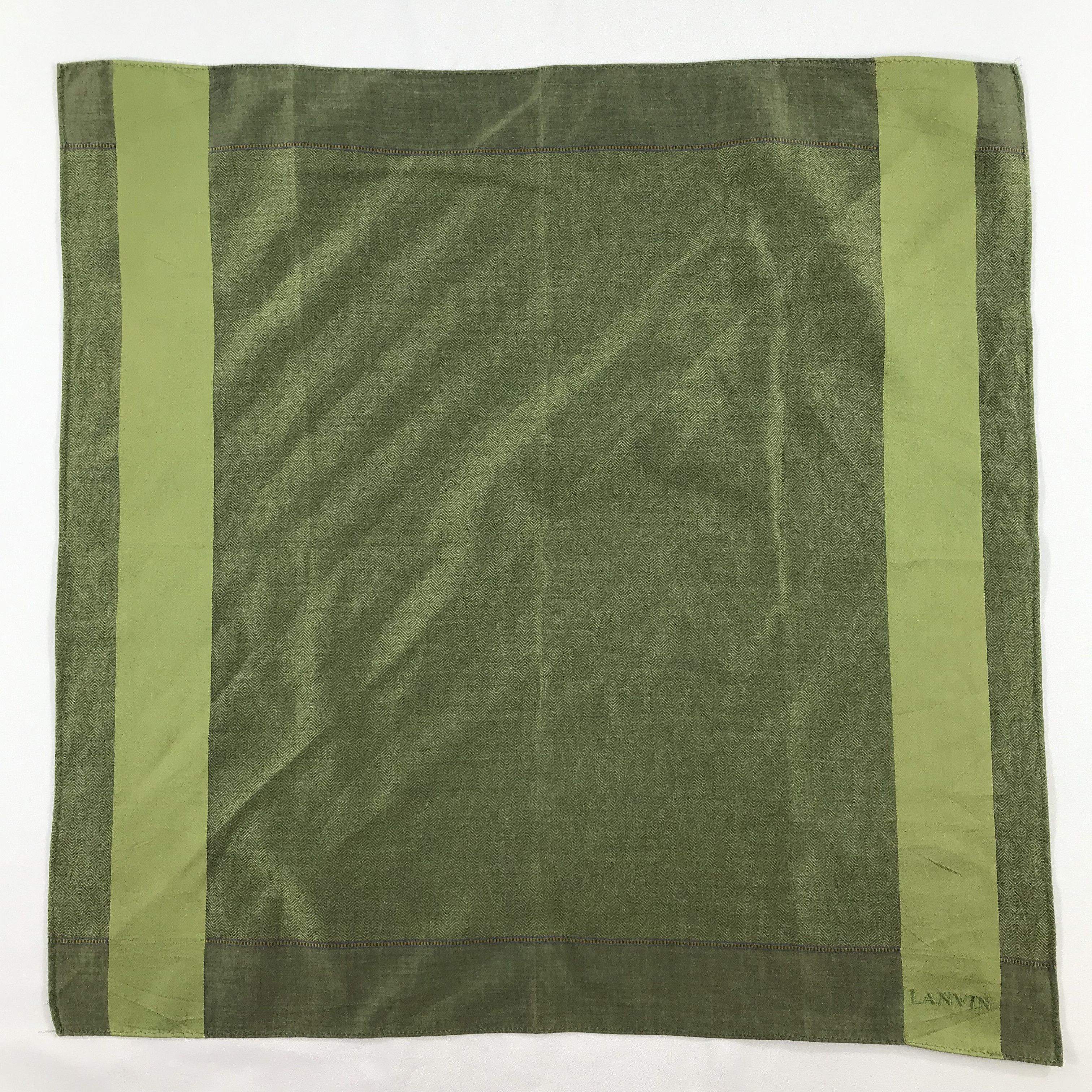 Lanvin × Vintage Lanvin Bandana / Handkerchief / Neckerchief - S2052 Size ONE SIZE - 1 Thumbnail