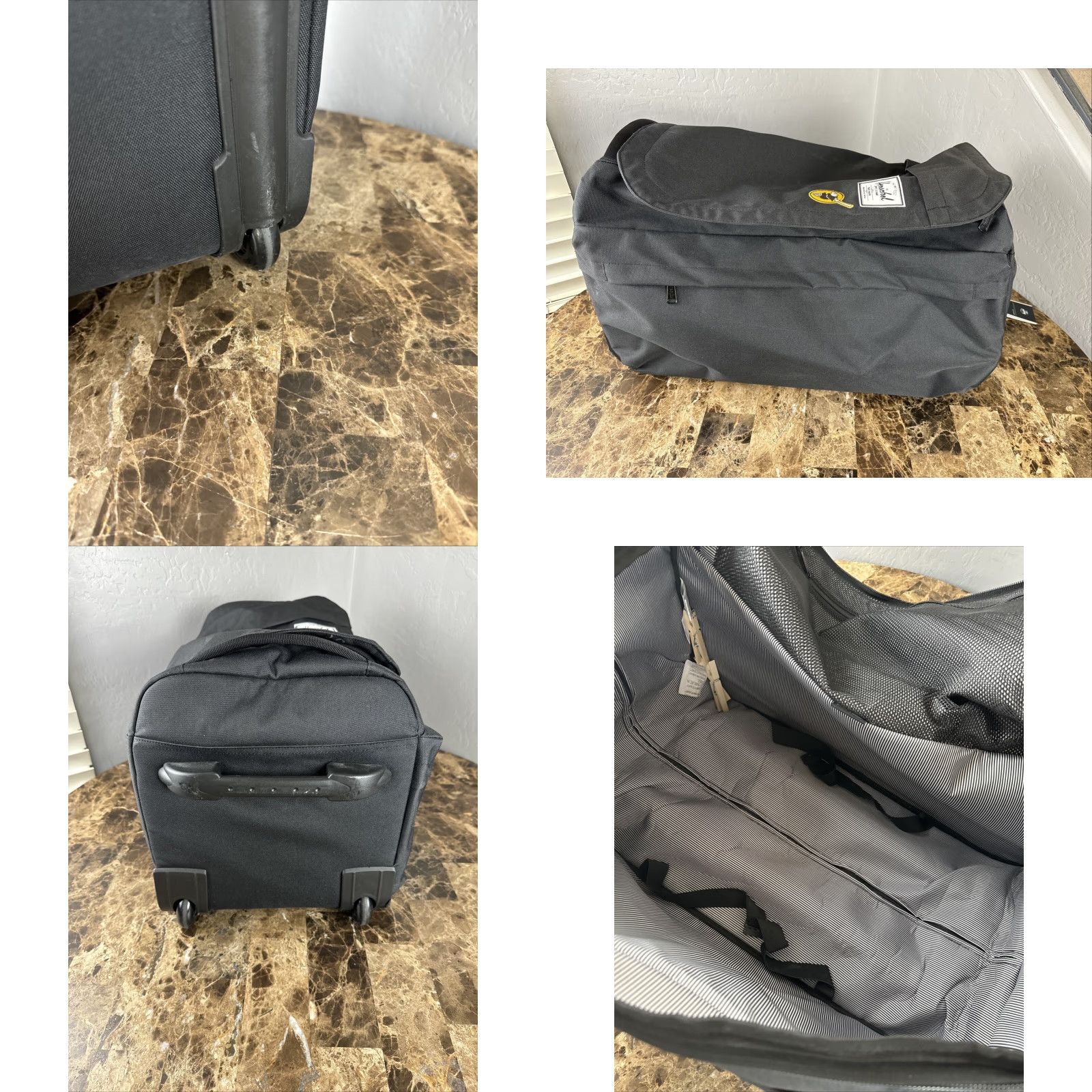 Vintage Herschel Wheelie Outfitter Duffle Bag 50L San Diego Padres Size ONE SIZE - 8 Thumbnail