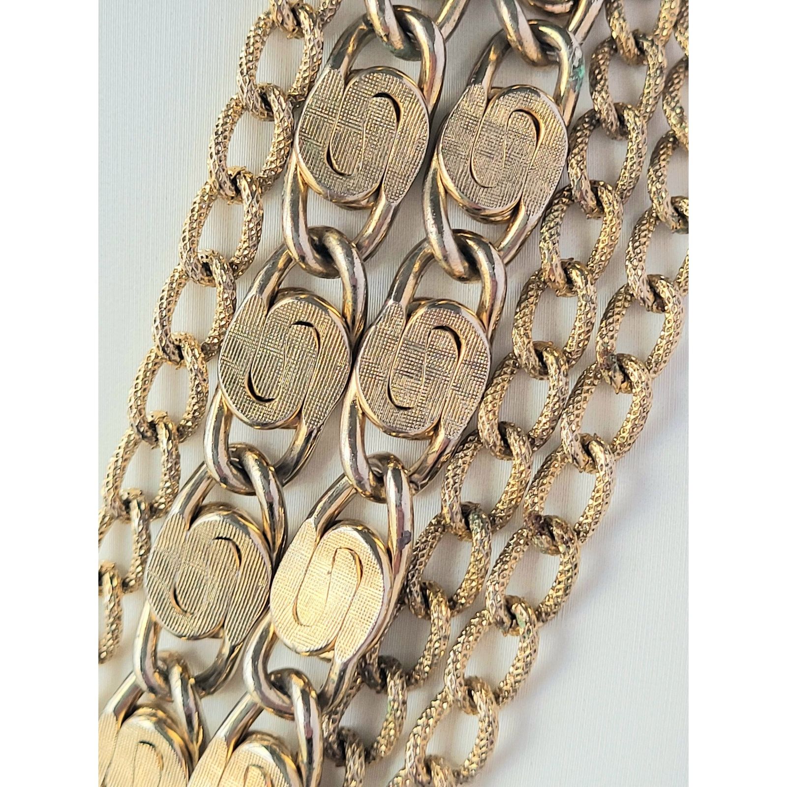 Other 1960s Vintage Coro Signed 5-strand Necklace Gold Tone MCM Size ONE SIZE - 3 Thumbnail