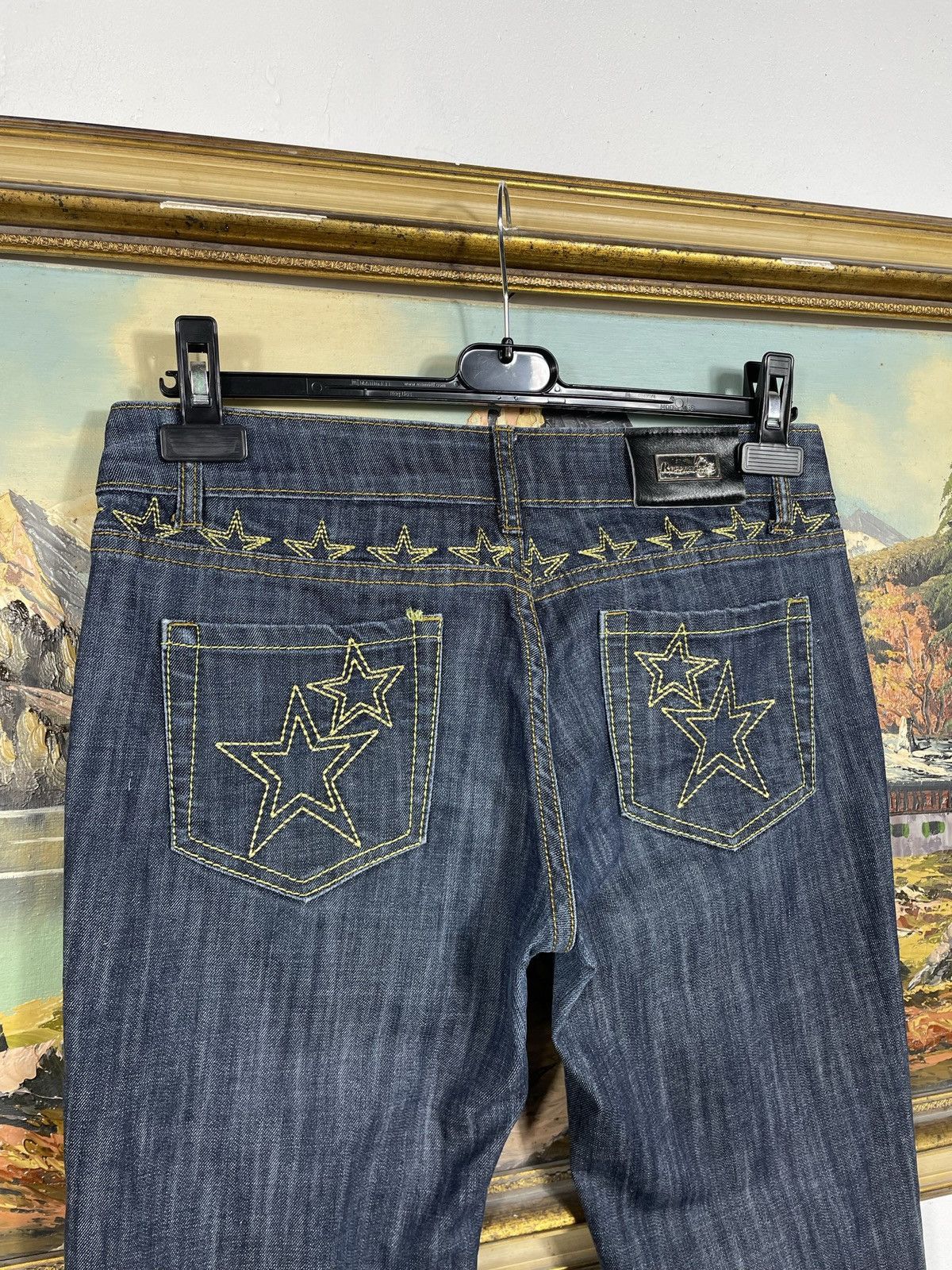 If Six Was Nine × Japanese Brand × Le Grande Bleu (L.G.B.) Avant Garde Boot Cut Denim Jenas Vintage Y2k Flare Trousers Size 30" / US 8 / IT 44 - 10 Thumbnail