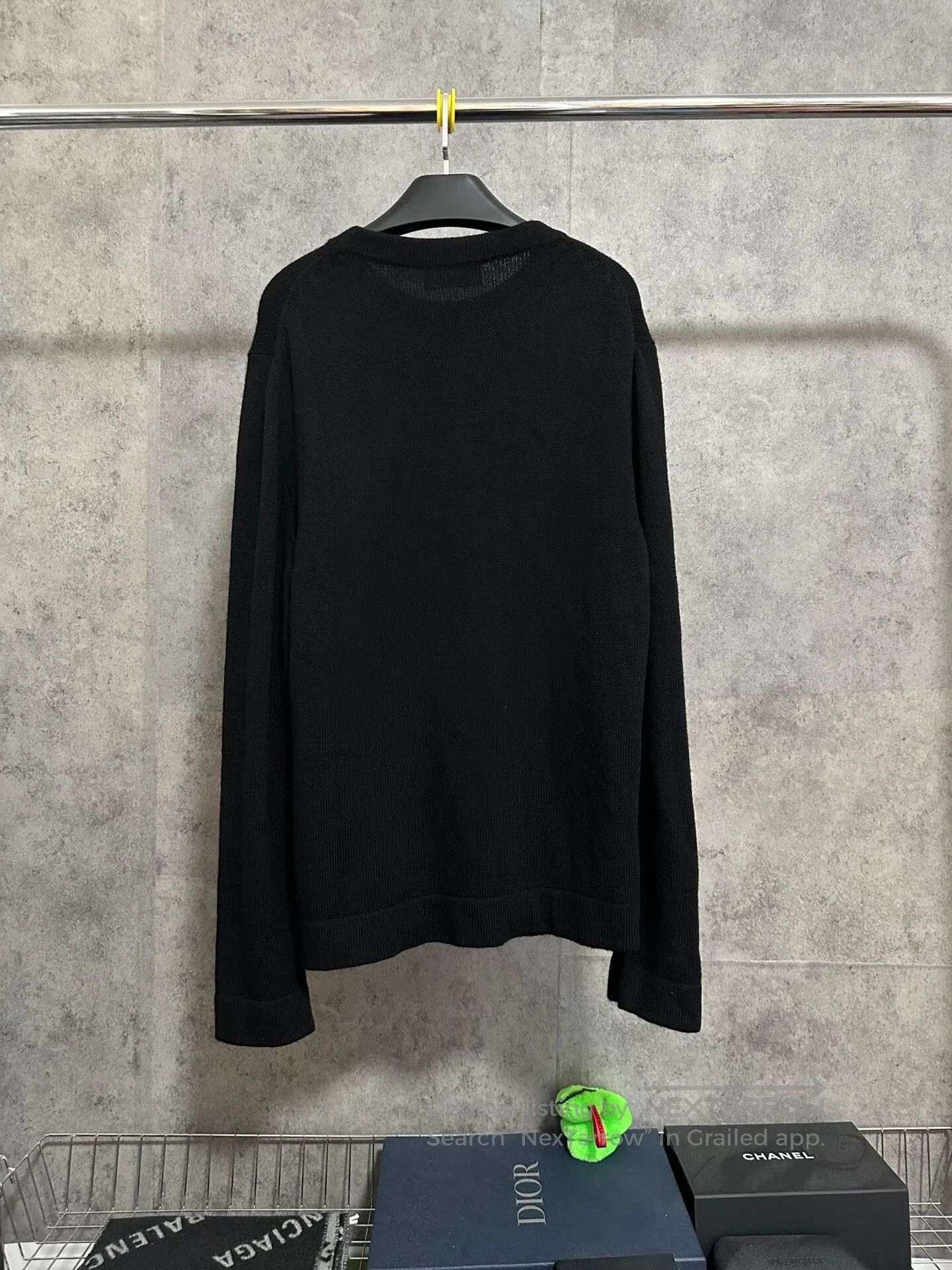 Dior dior embroidered logo cashmere sweater black. Size US L / EU 52-54 / 3 - 5 Thumbnail