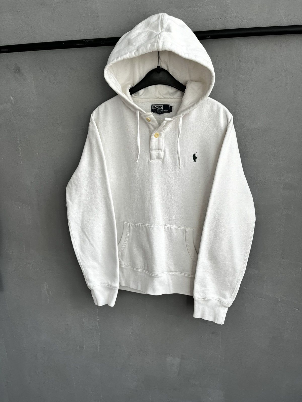 Polo Ralph Lauren × Ralph Lauren × Vintage White Ralph Lauren hoodie vintage size L Size US L / EU 52-54 / 3 - 1 Thumbnail