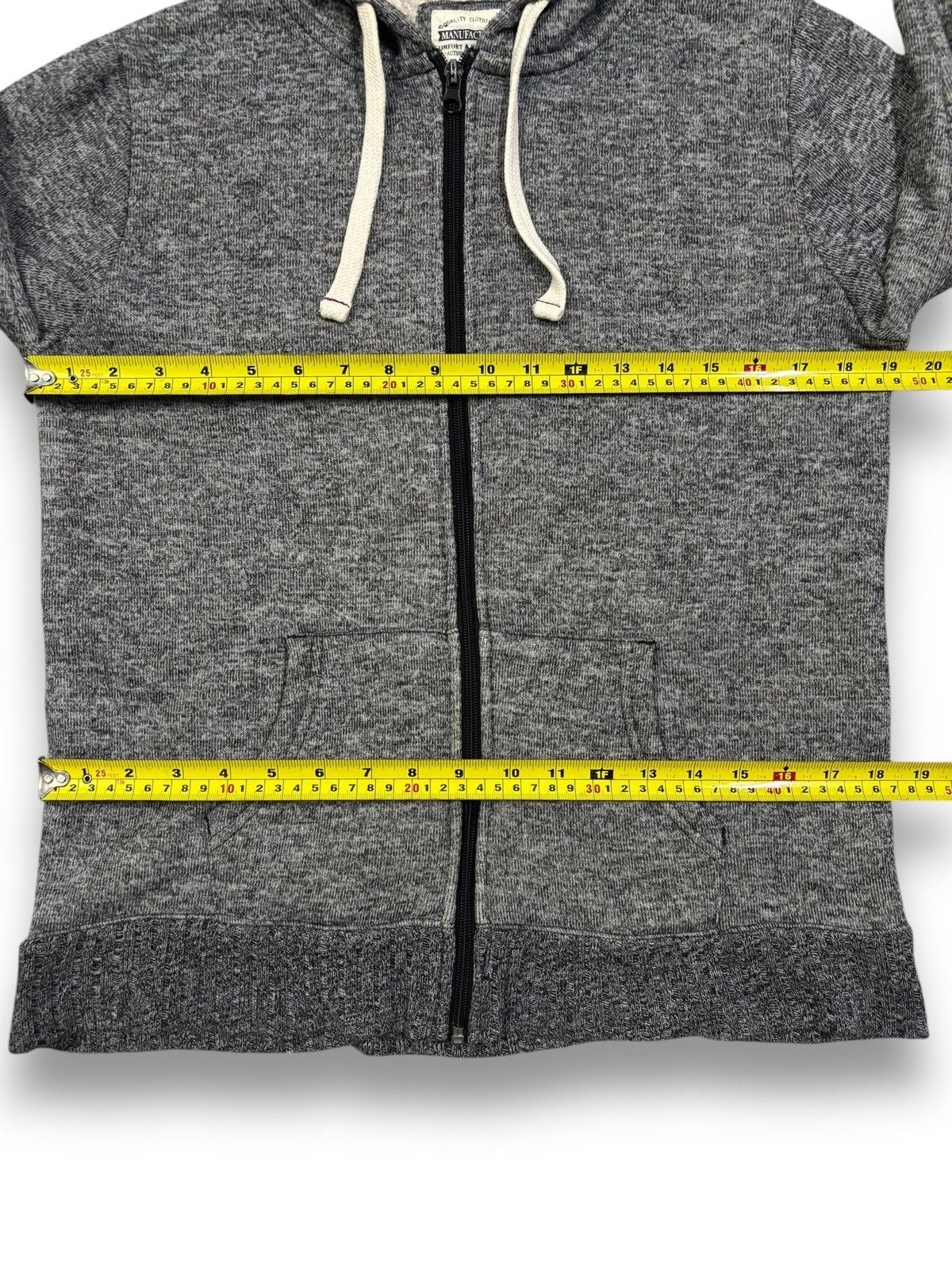 Japanese Brand Japanese Brand Anti Label Jean Sherpa Lined Full Zip Hoodie Size L / US 10 / IT 46 - 13 Thumbnail
