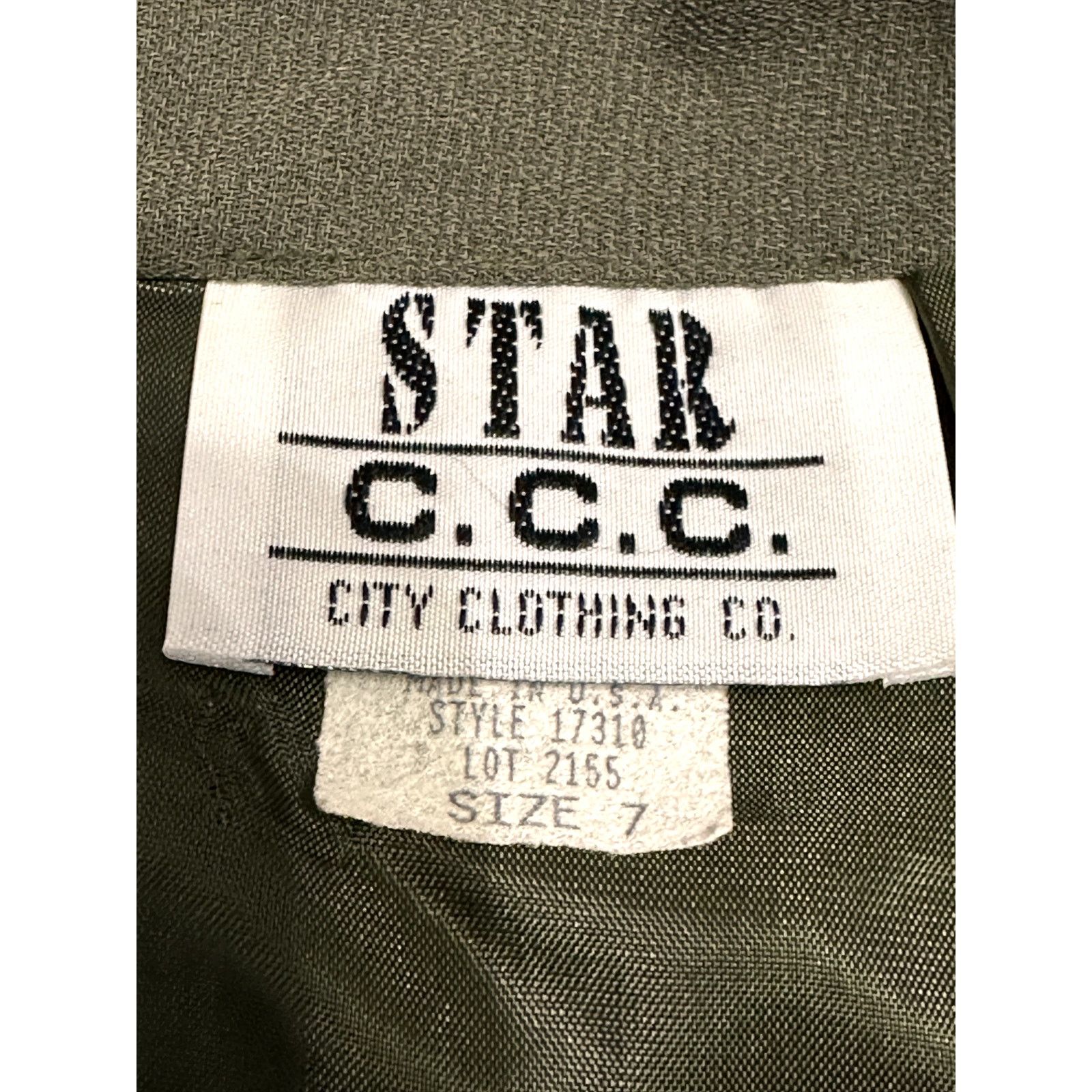Other Star C.C.C. Mini Pencil Skirt Lightweight Green W Juniors 7 Size 27" / US 4 / IT 40 - 7 Thumbnail