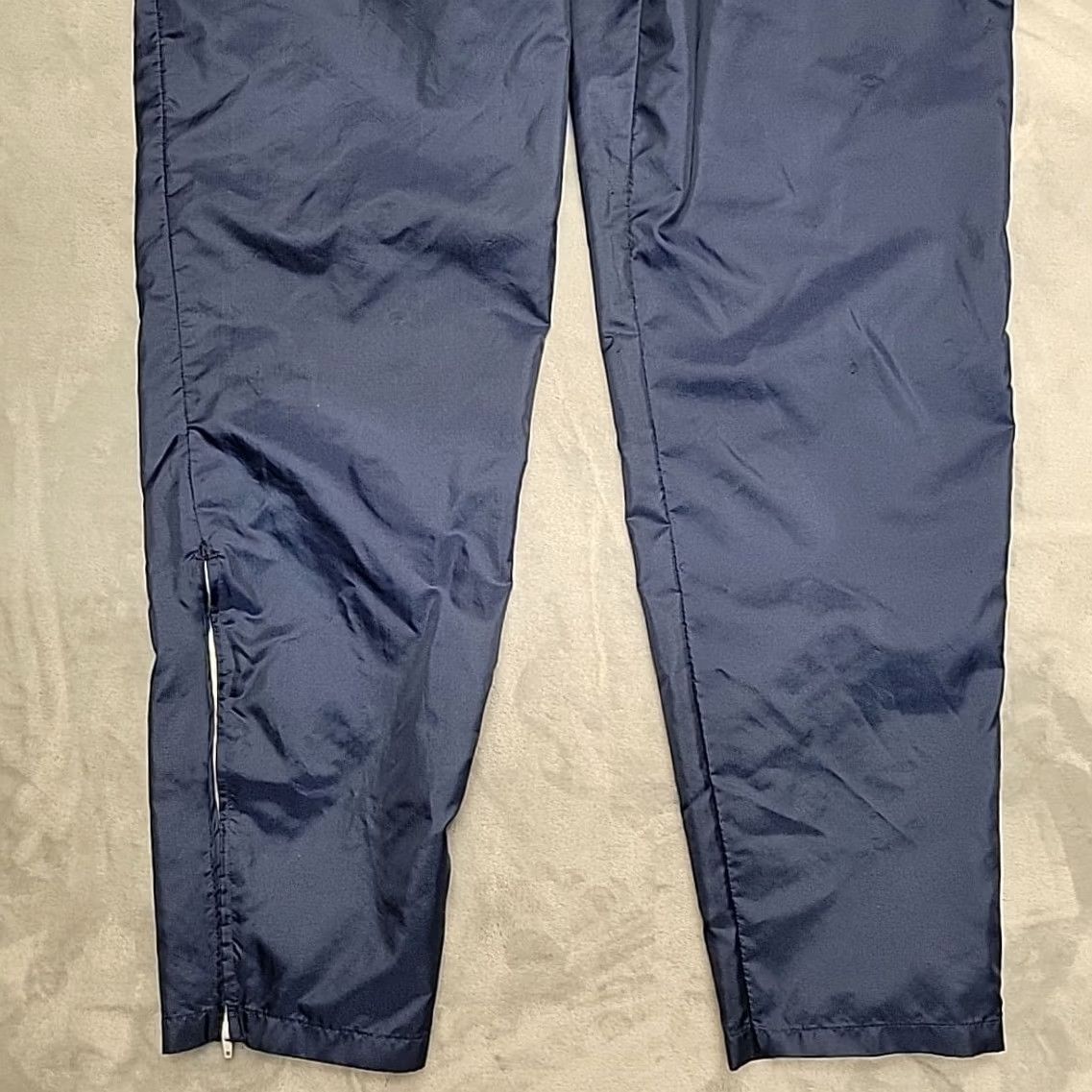 Etro VTG Cannondale Track Pants Mens L Blue Nylon Windbreaker Zip Leg 90s Retro Sports USA Mens Size US 33 - 2 Thumbnail