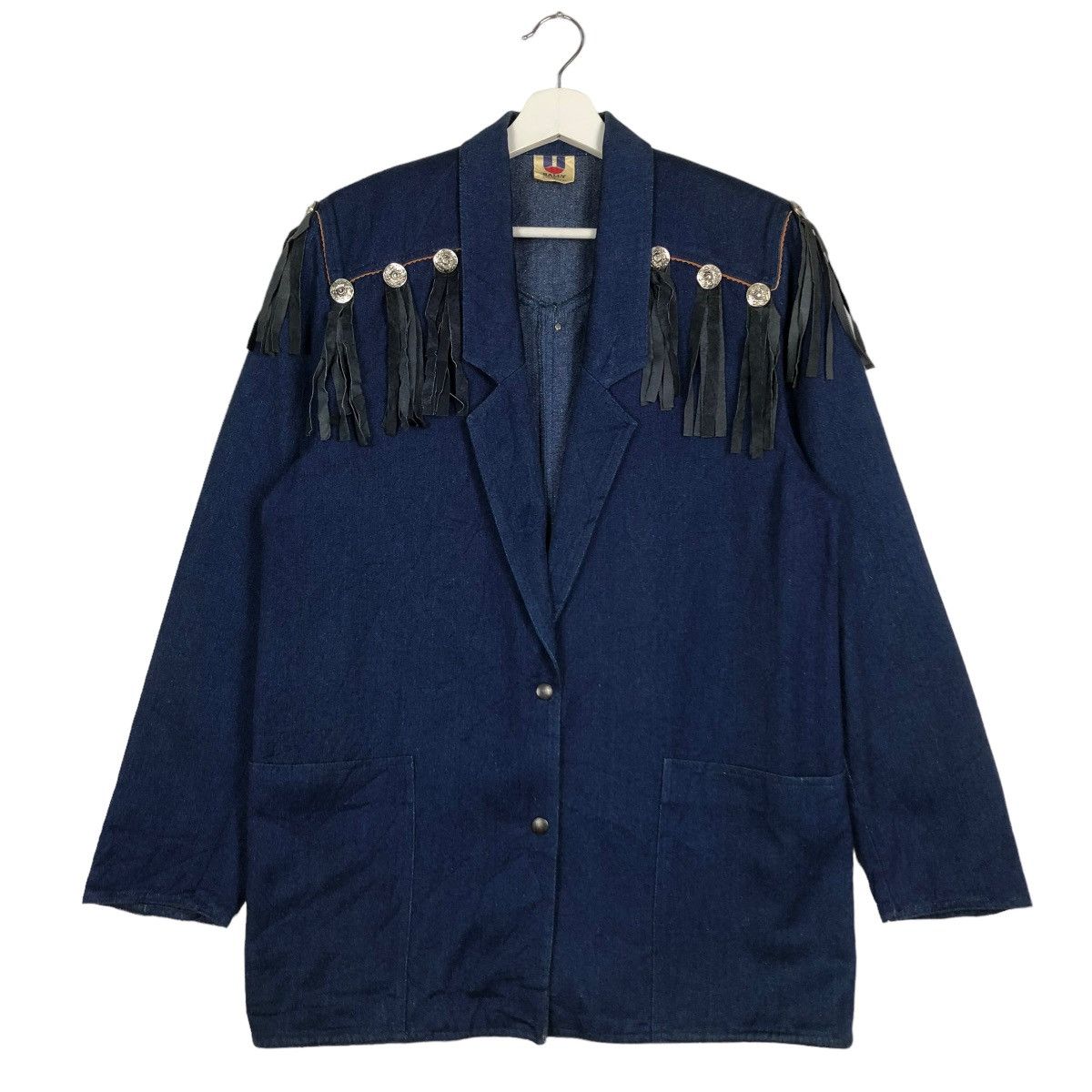 Bally VINTAGE BALLY U COLLECTION DENIM WESTERN JACKET MADE IN ITLY Size US L / EU 52-54 / 3 - 1 Thumbnail
