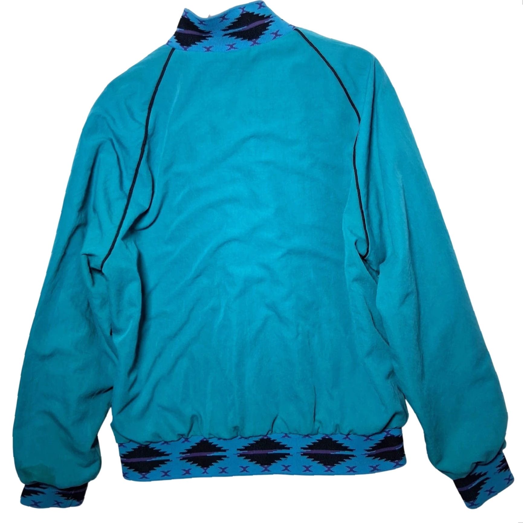 Vintage VINTAGE Cal Craft Jacket Men XL Blue Southwestern Western Bomber Jacket Size US XL / EU 56 / 4 - 2 Thumbnail
