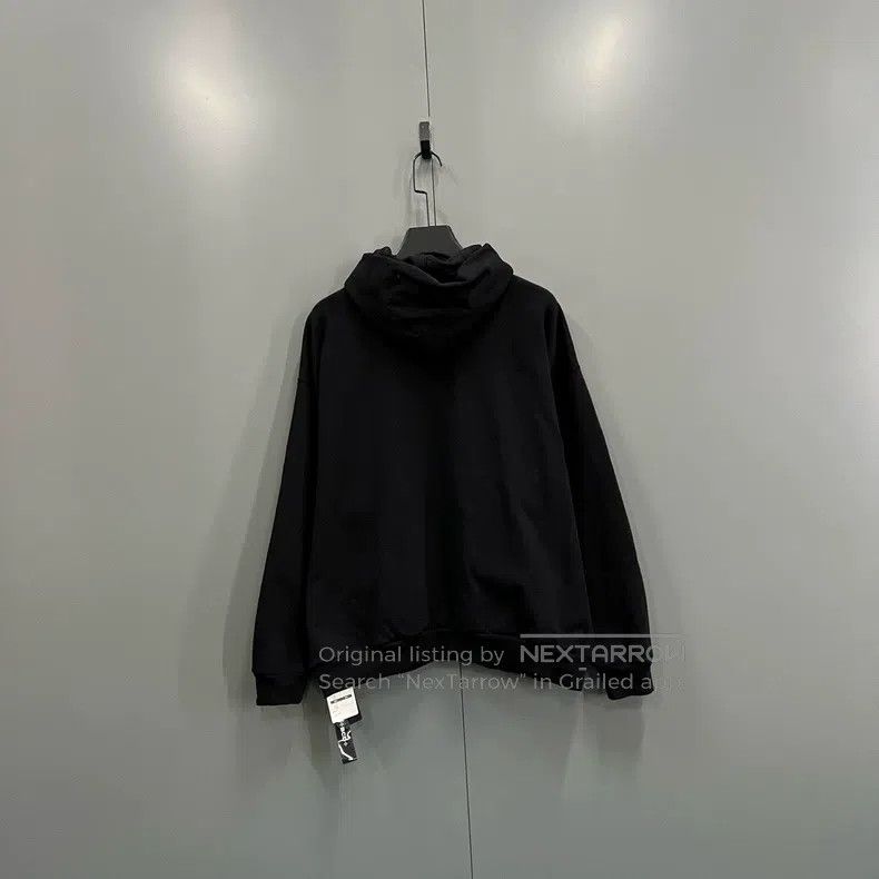 Balenciaga Balenciaga Black hoodie Size US L / EU 52-54 / 3 - 2 Thumbnail