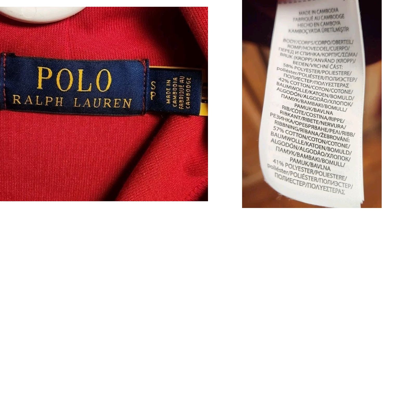 Polo Ralph Lauren Polo Ralph Lauren Red Hoodie Pullover Sweatshirt S Small GRAPHIC PRINT PONY LOGO RL Hooded, Pockets, All Seasons Men Adult Shirt Size US S / EU 44-46 / 1 - 8 Thumbnail