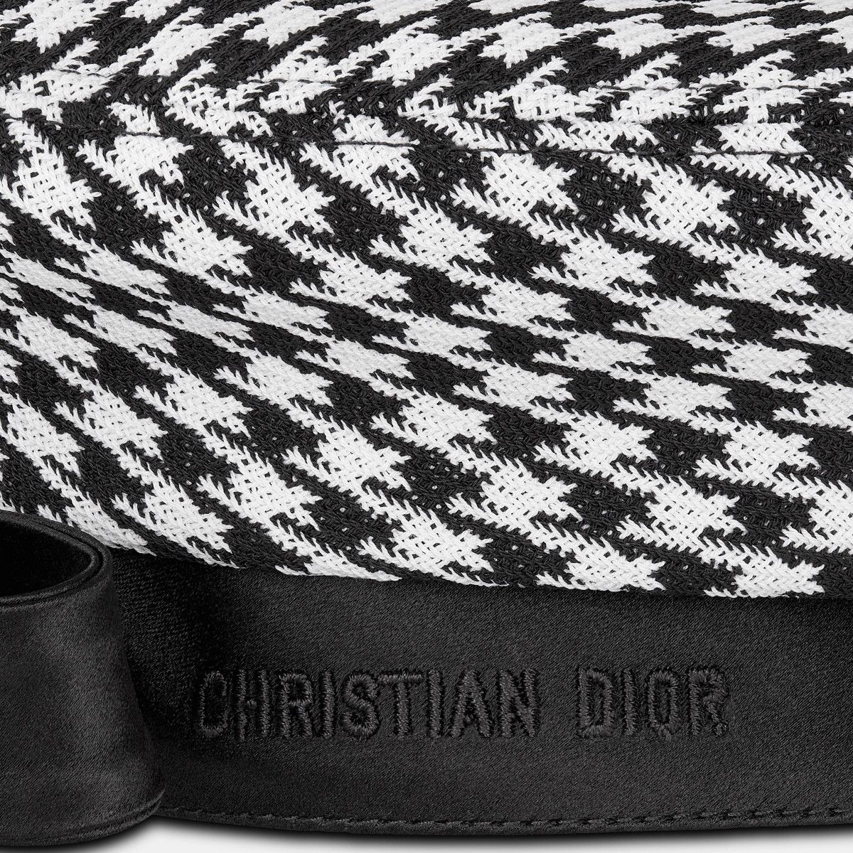 Dior o1bcso1str0226 Size:OS/Arty Houndstooth Beret in Black Size ONE SIZE - 5 Thumbnail