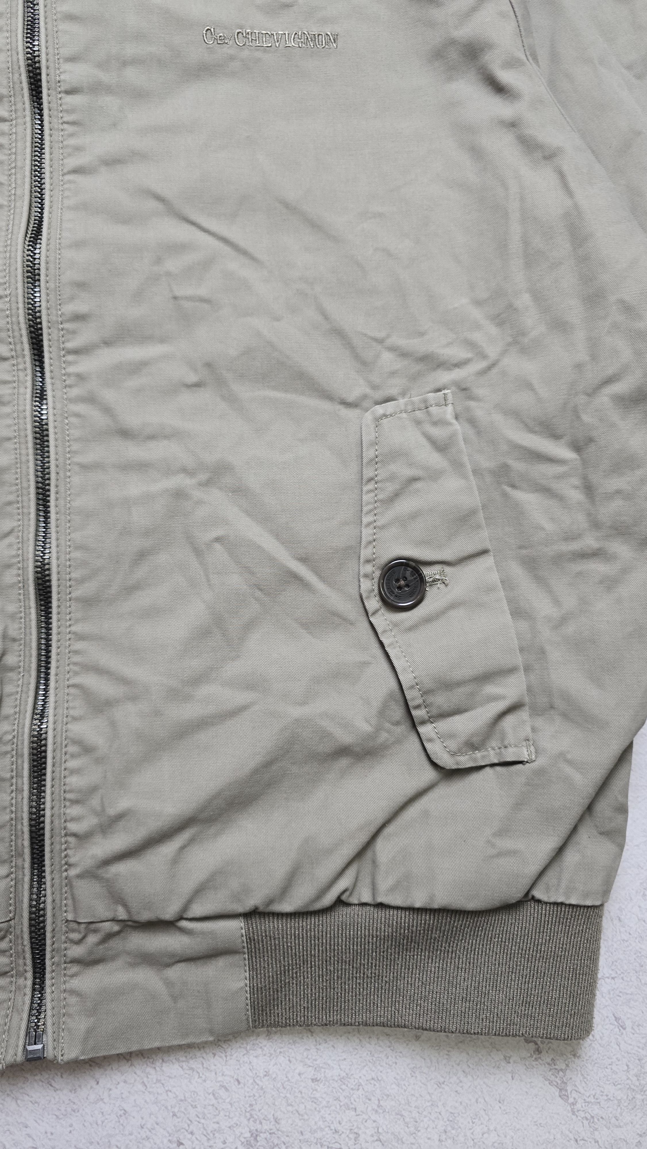 Chevignon Chevignon Denim Vintage BOMBER Jacket Beige Casual Size US L / EU 52-54 / 3 - 8 Thumbnail