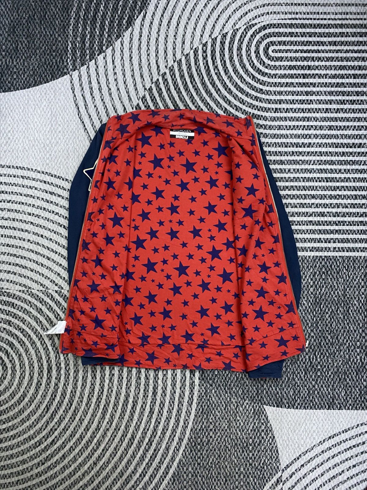 HYDROGEN Vintage Hydrogen Flag Embroidered Zipper Jacket Size US M / EU 48-50 / 2 - 6 Thumbnail