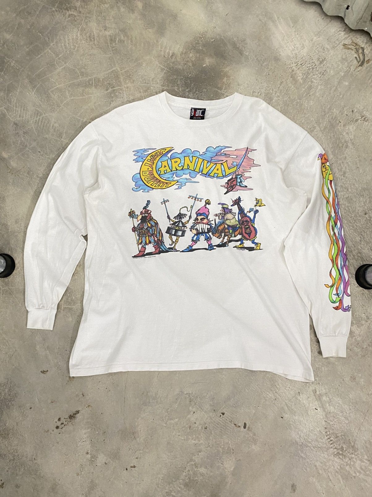 Band Tees VINTAGE 1998 JIMMY BUFFETT CARNIVAL TOUR Size US XL / EU 56 / 4 - 1 Thumbnail