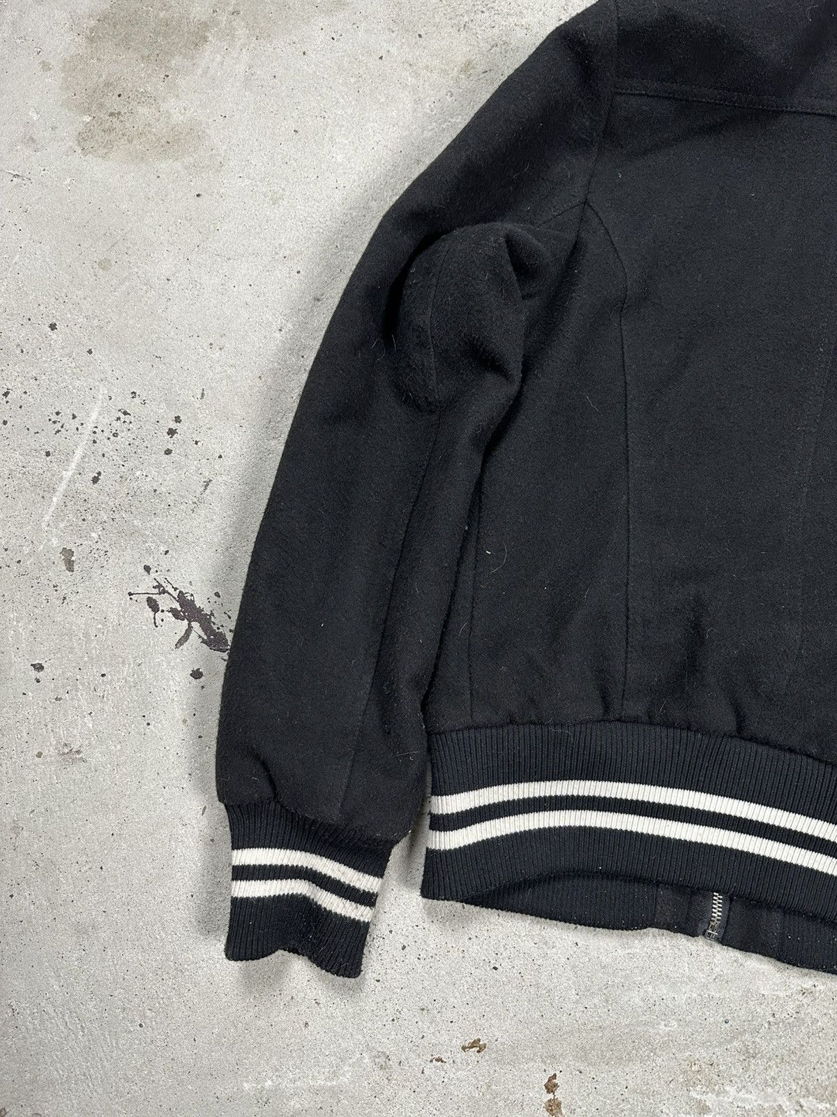 If Six Was Nine × Japanese Brand × Le Grande Bleu (L.G.B.) Vintage Y2K Faux Fur Bomber Wool Jacket Hooded Utility Size US S / EU 44-46 / 1 - 10 Thumbnail