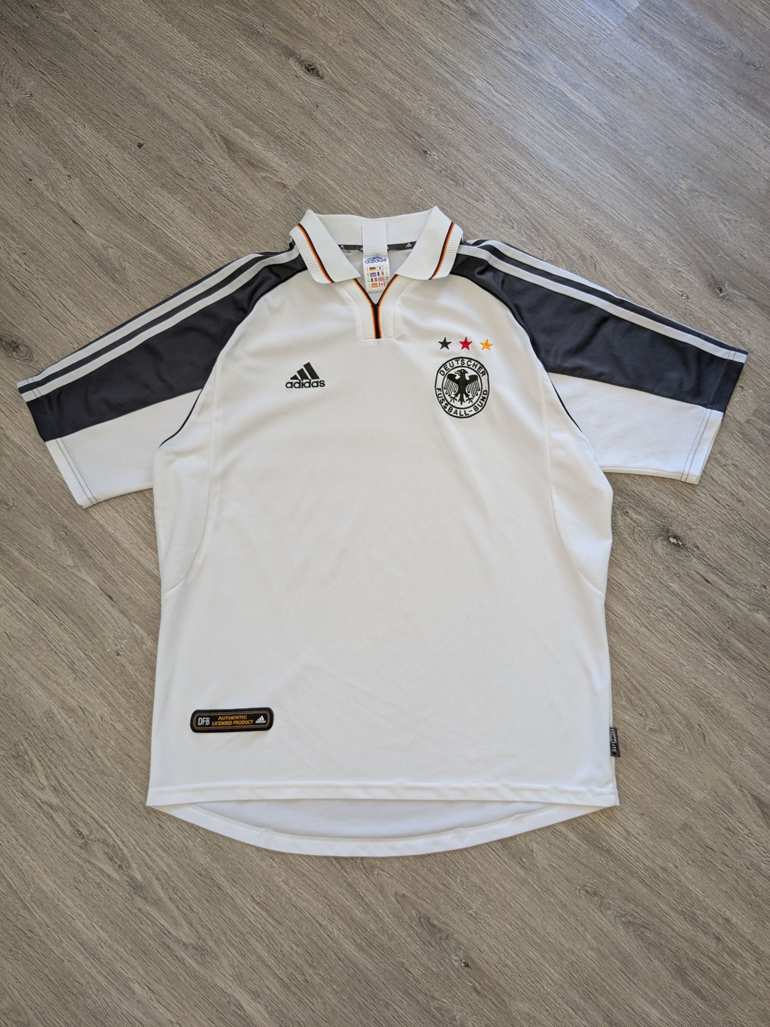 Adidas Vintage 1999 Adidas Germany soccer t shirt Size US L / EU 52-54 / 3 - 1 Thumbnail