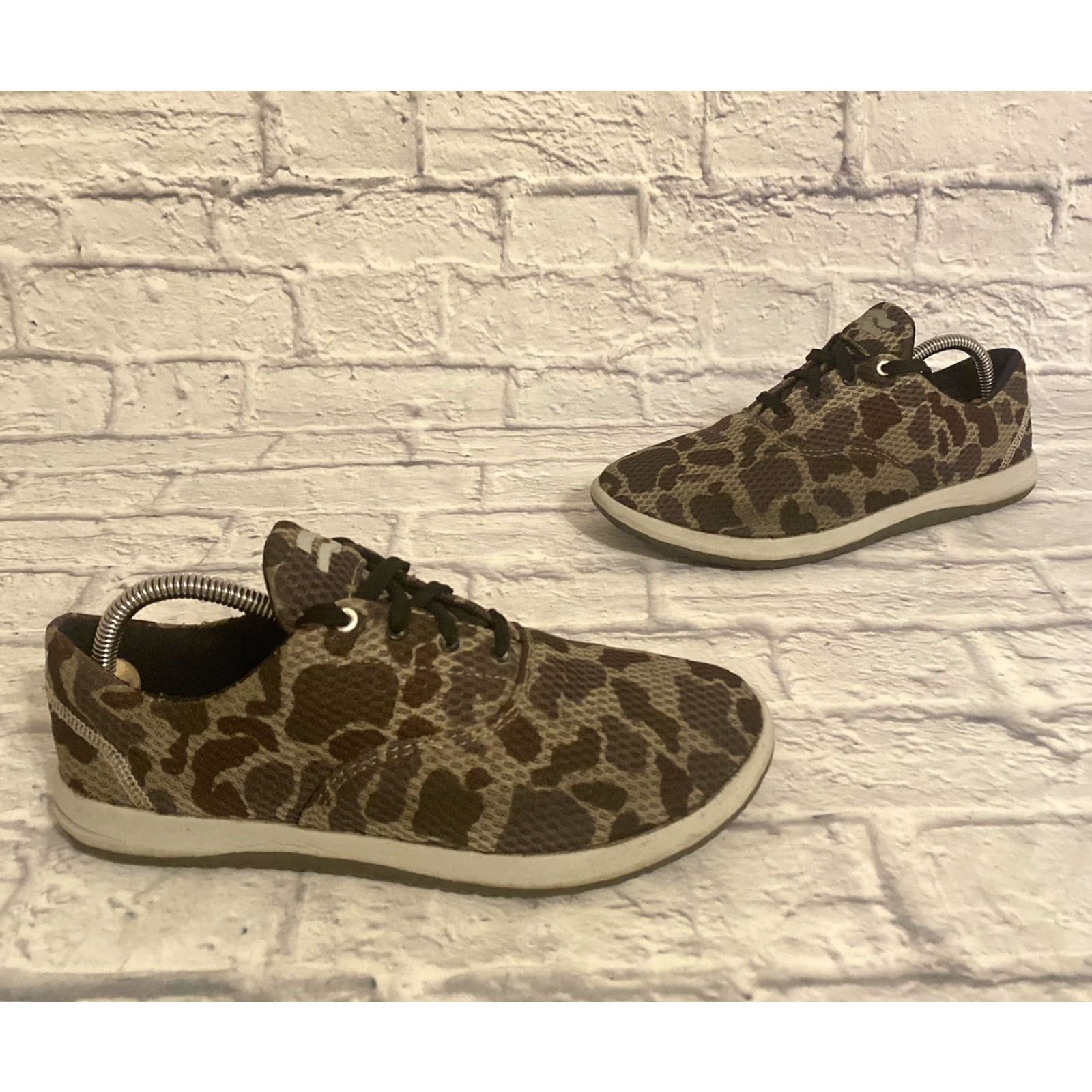 Vintage Strike Movement Chill Pill Transit - Camo Style Sneaker US 7.5 / Women 9 Brown Low Top Men Athletic Shoes Size US 7 / IT 37 - 2 Thumbnail