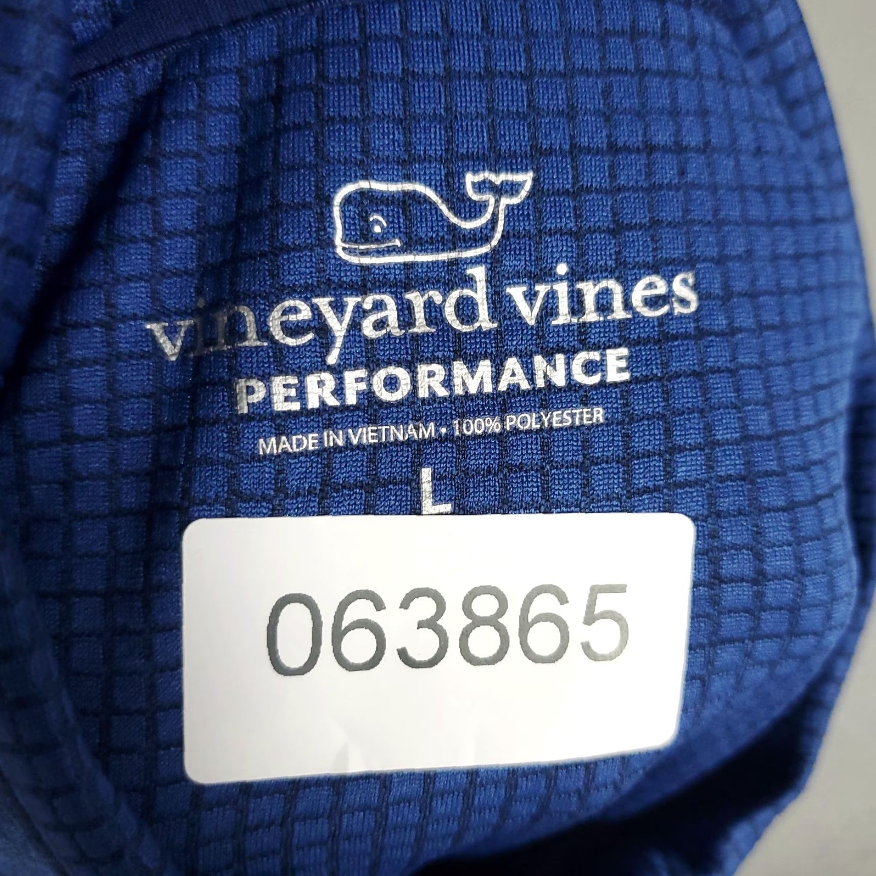 Vineyard Vines Vineyard Vines Sweater Mens Large Blue Performance 1/4 Zip Pullover Sweatshirt Size US L / EU 52-54 / 3 - 8 Thumbnail