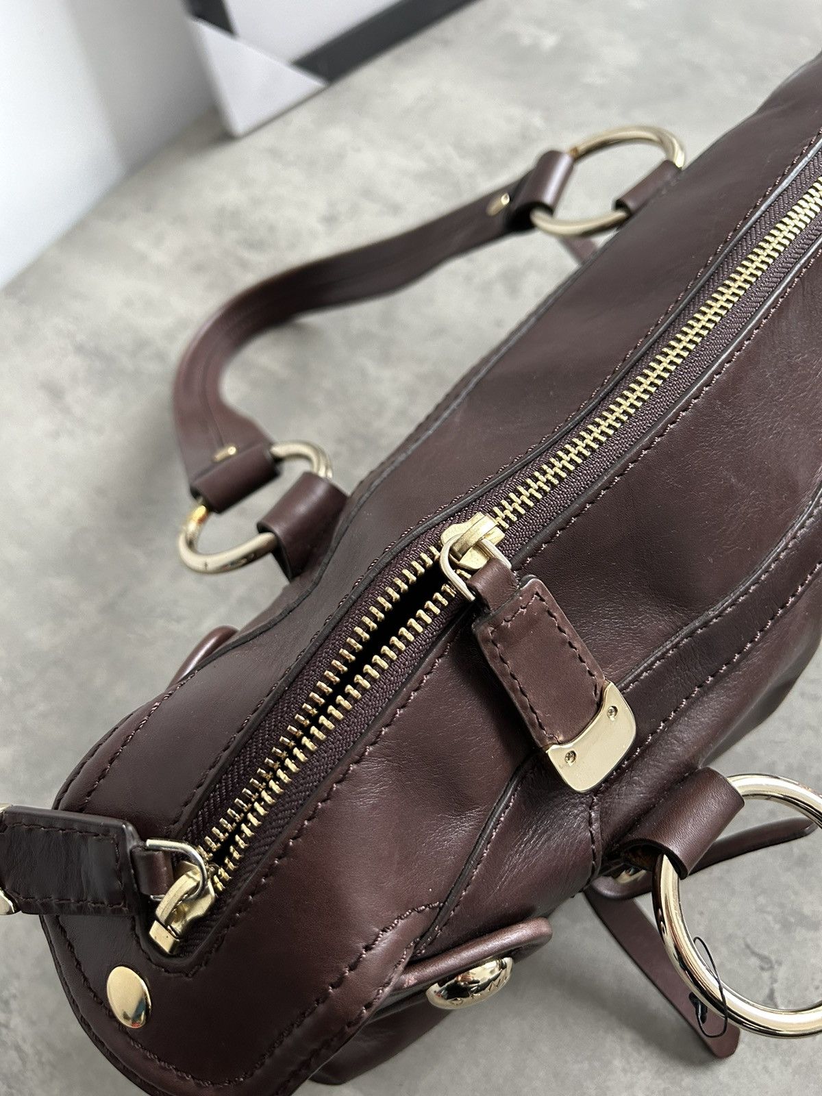DKNY DKNY Vintage Leather Bag Y2K Size ONE SIZE - 8 Thumbnail