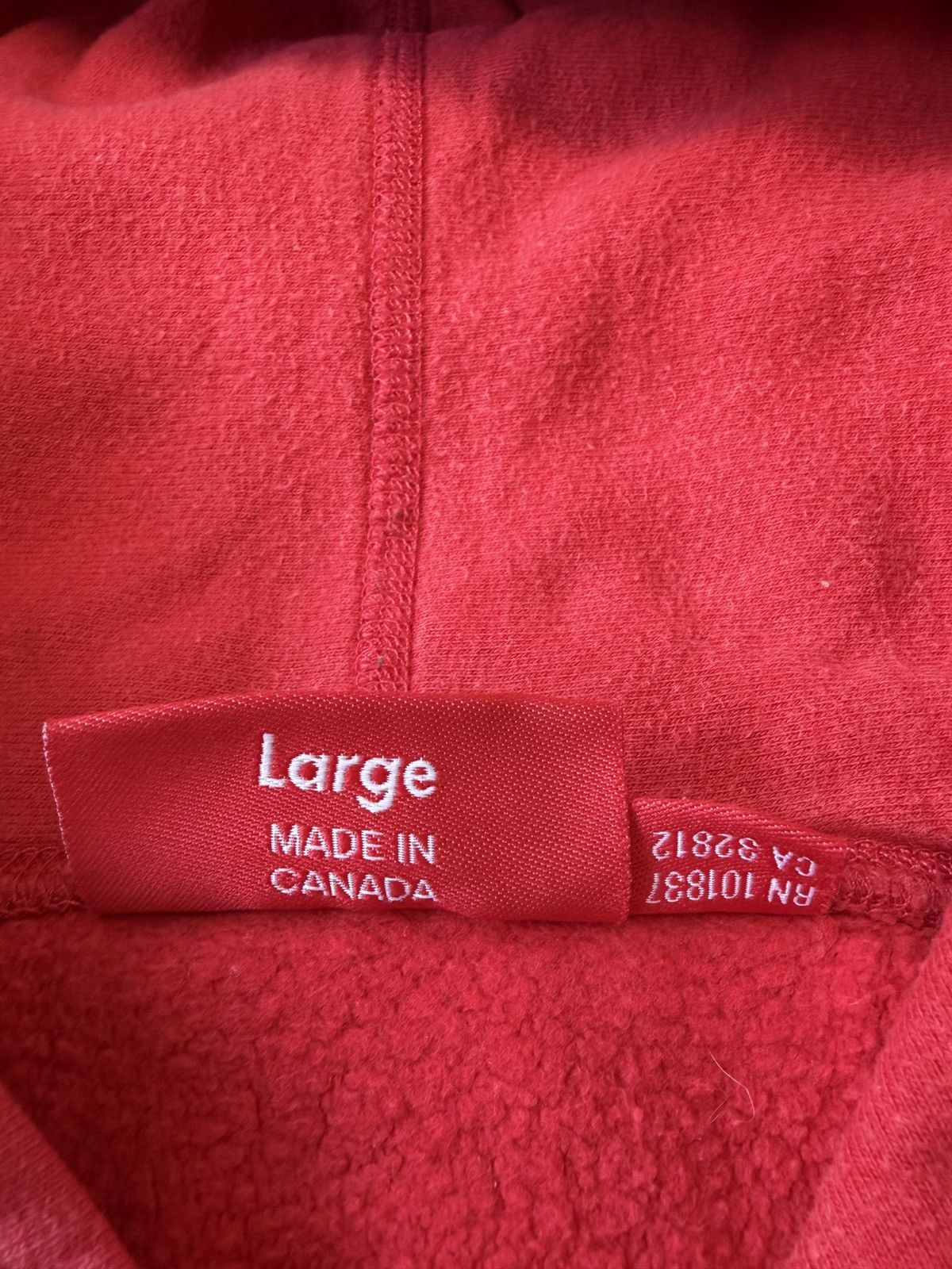 Supreme Supreme Arabic hoodie red ss12 Size US L / EU 52-54 / 3 - 8 Thumbnail