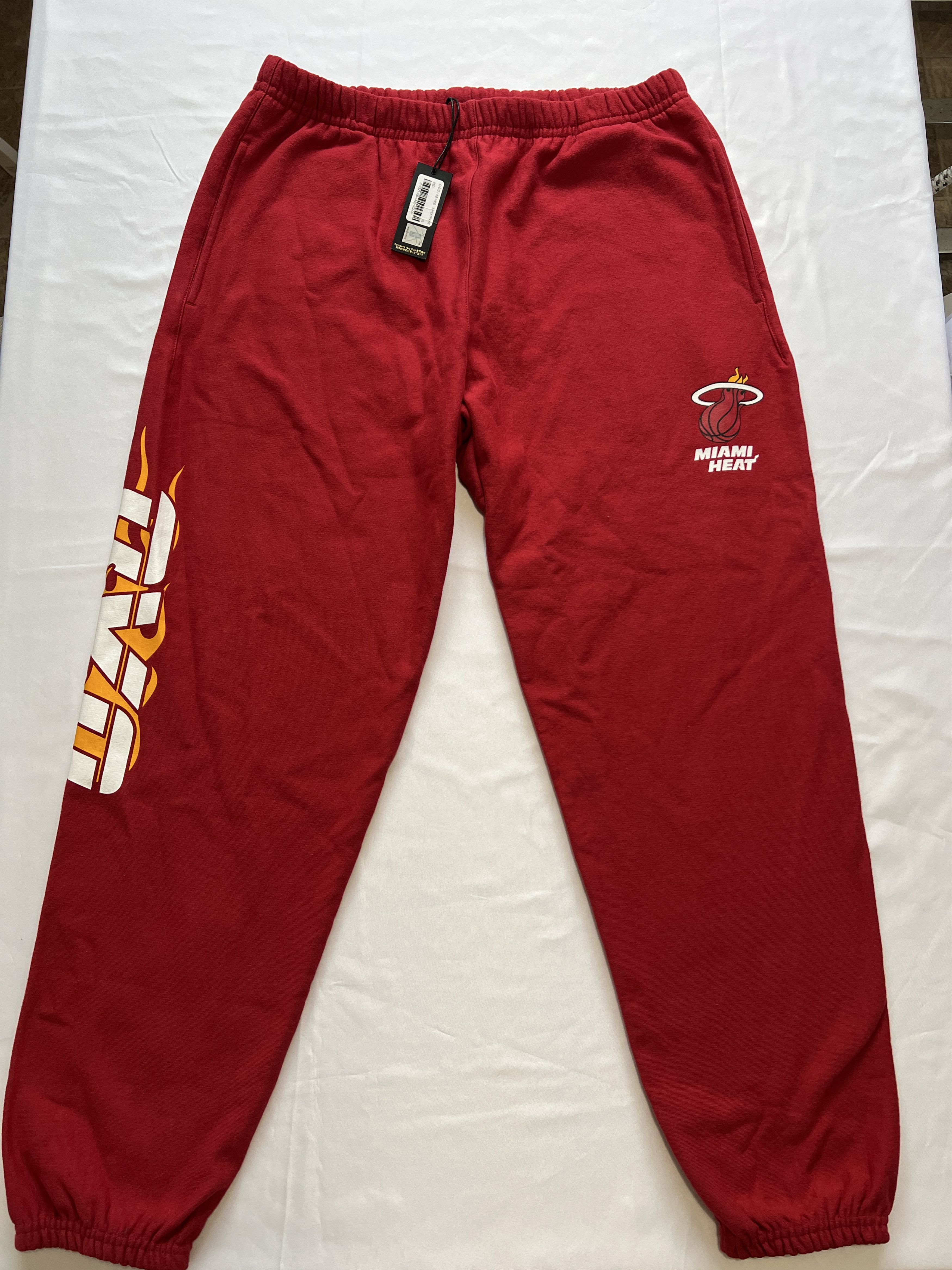 Drake OVO X NBA MIAMI HEAT SWEAT PANTS - XL Size US 36 / EU 52 - 1 Thumbnail