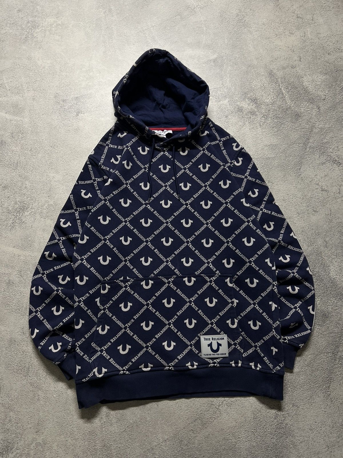 True Religion Vintage Y2K True Religion All Over Print Hoodie 00’s Size US M / EU 48-50 / 2 - 3 Thumbnail