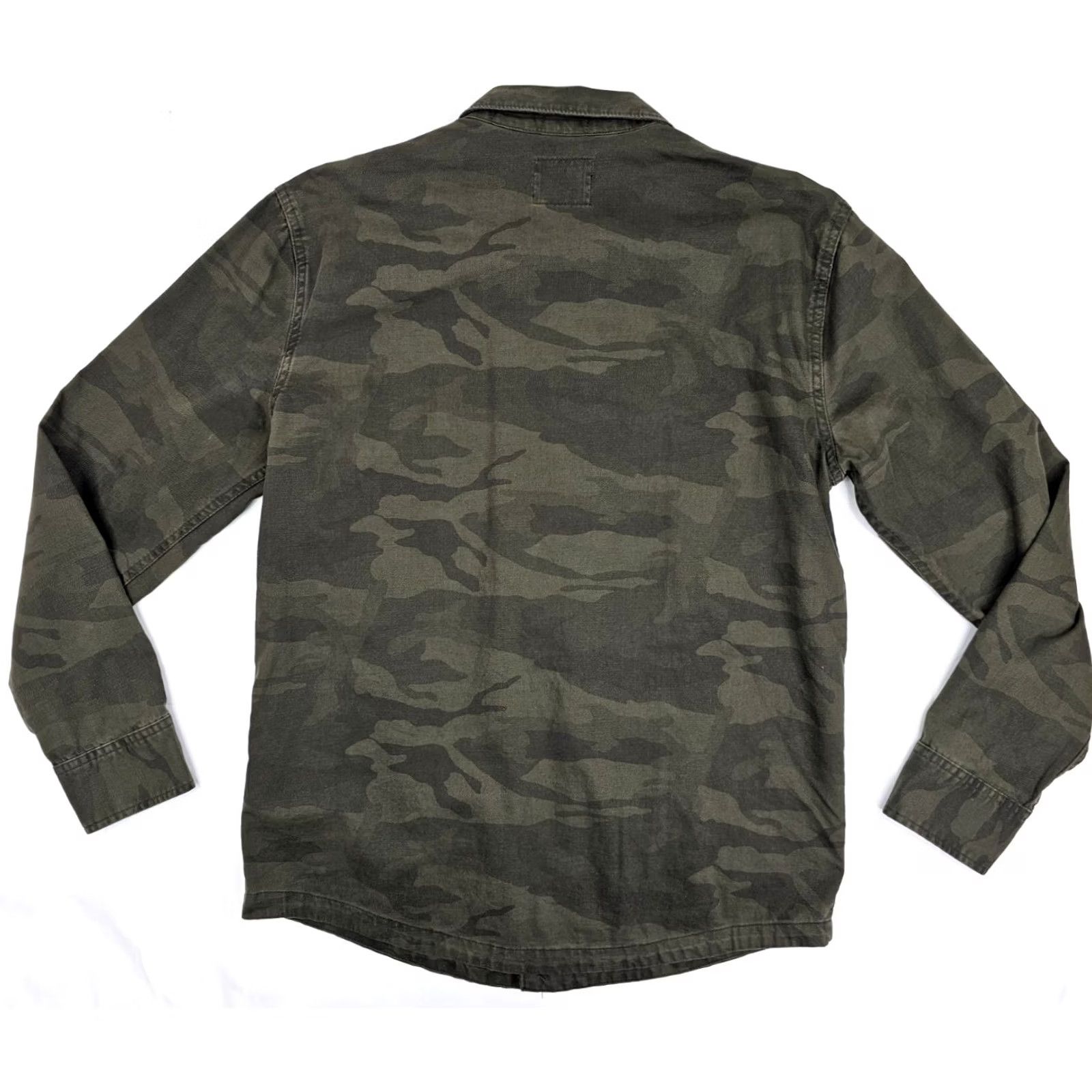 Abercrombie & Fitch Abercrombie & Fitch Camouflage Shirt Denim Shacket Men S Olive Green EUC Size US S / EU 44-46 / 1 - 7 Thumbnail