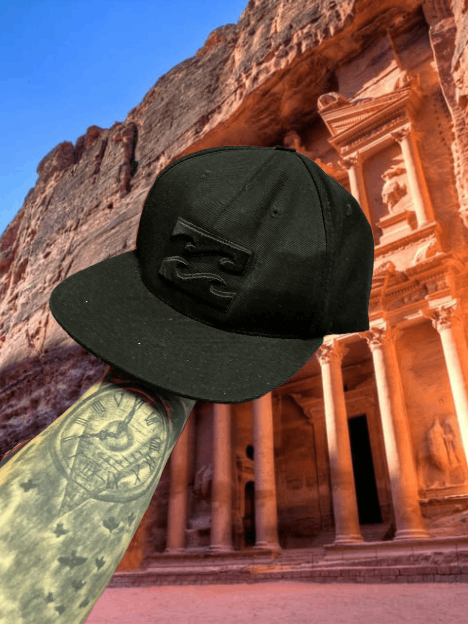 Billabong Hats black Vintage big logo Bilabong Cap Y2K streetwear Size ONE SIZE - 1 Thumbnail