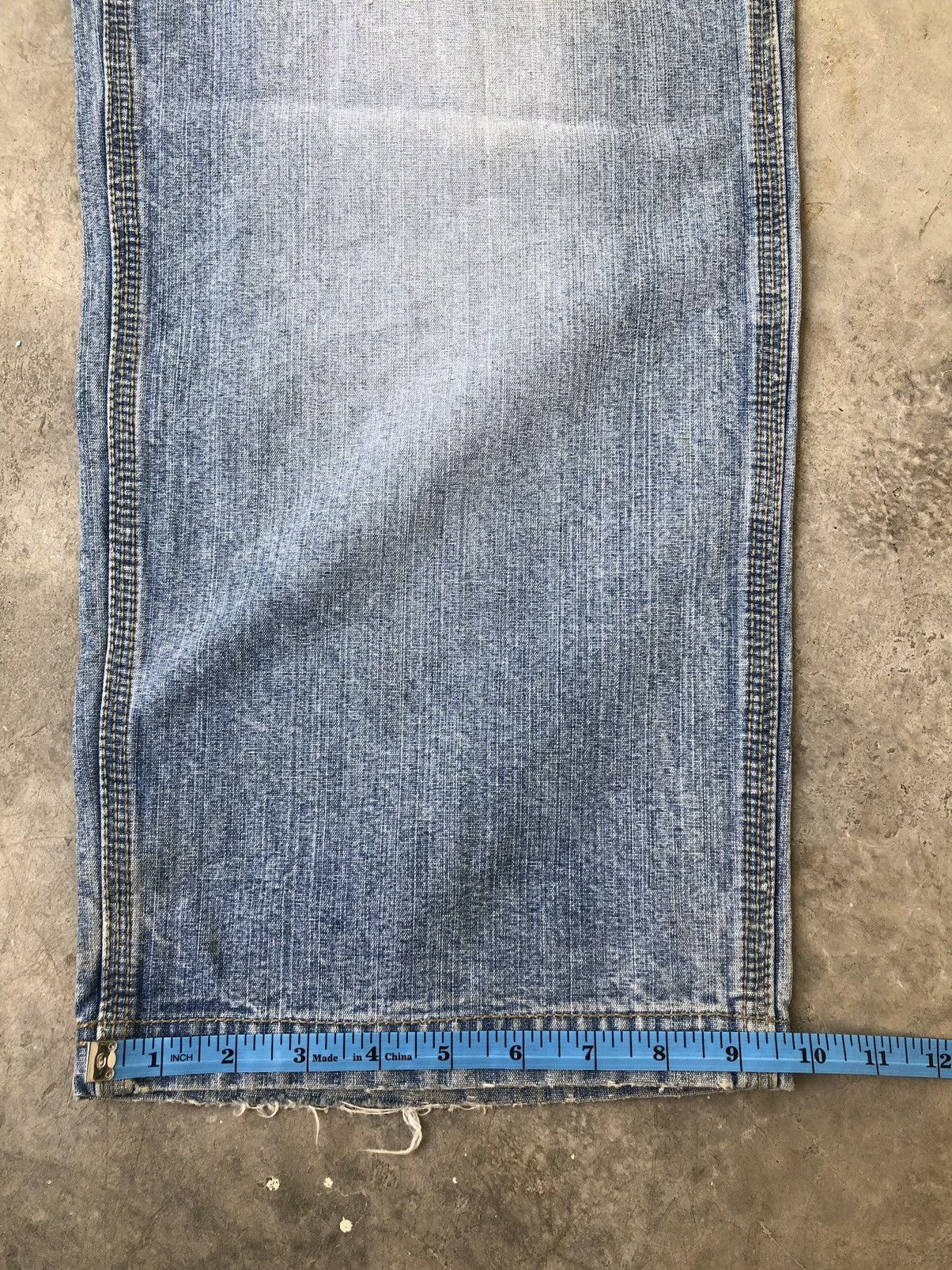 Fubu Ecko Unltd Y2K Loose Fit Light Blue Baggy Denim Size US 38 / EU 54 - 15 Thumbnail