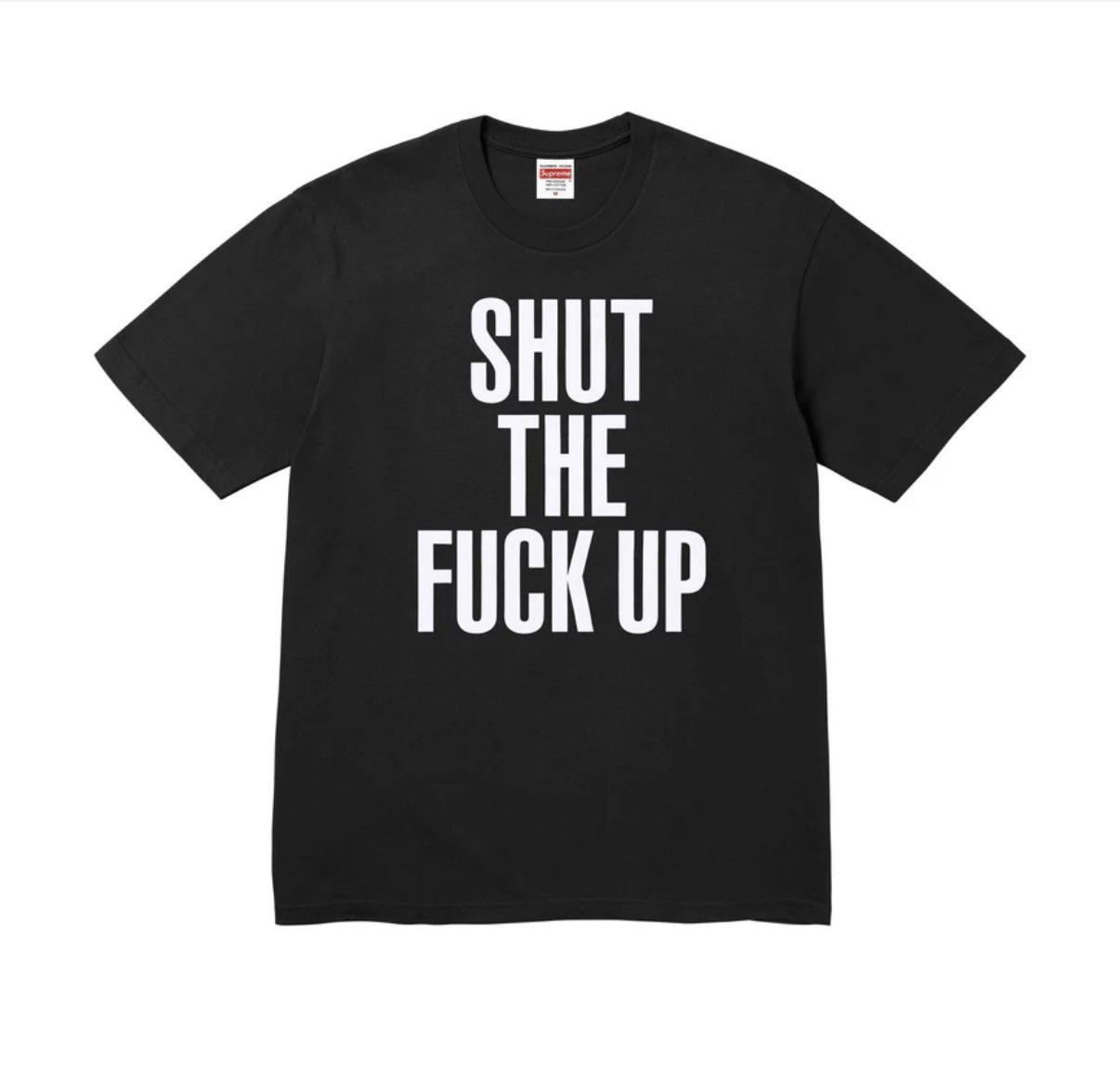 Number (N)ine × Supreme supreme number (n)ine shut the f*ck up tee