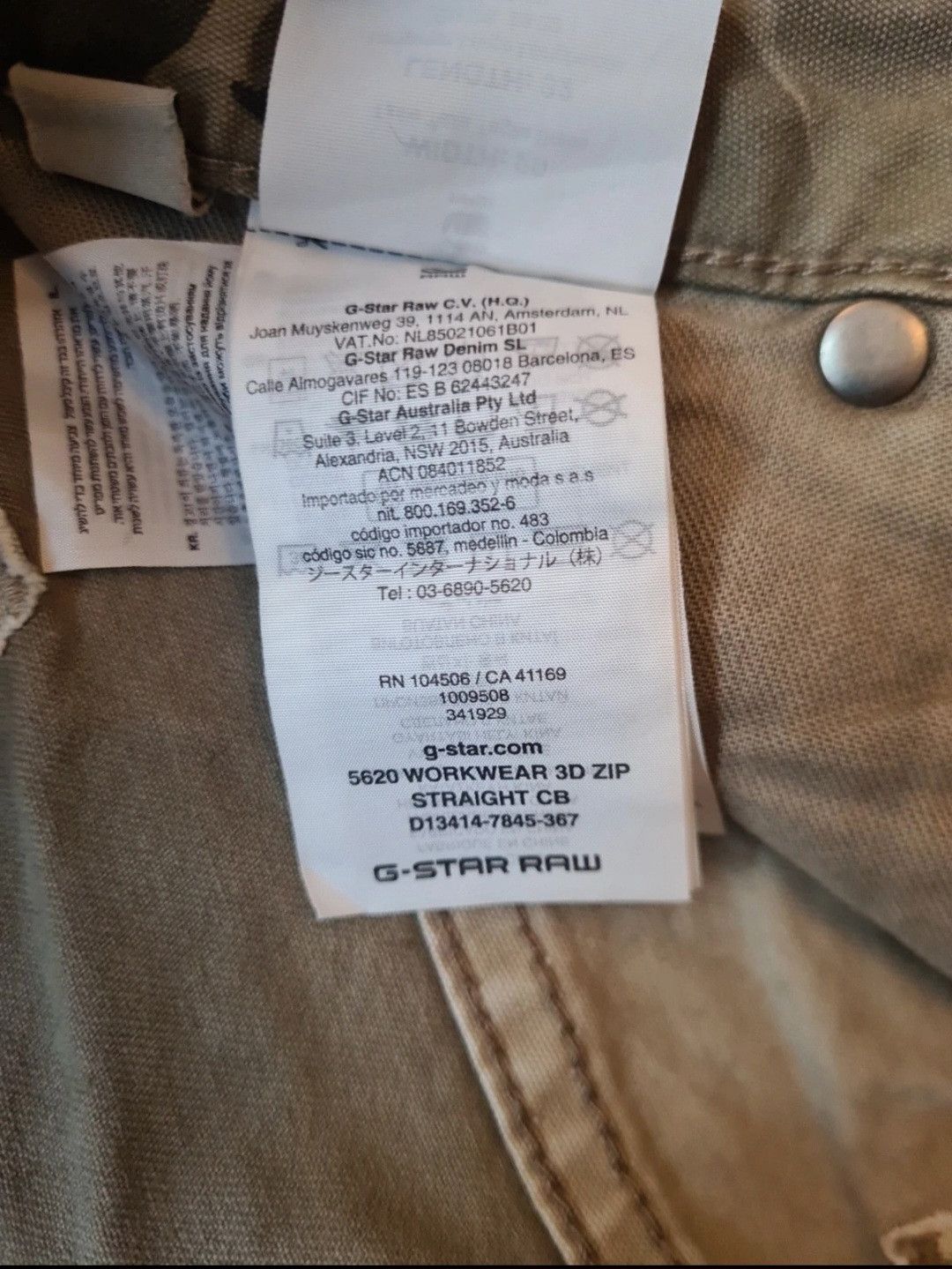 G-Star G-star raw 5620 3d worker zip Size US 30 / EU 46 - 5 Thumbnail