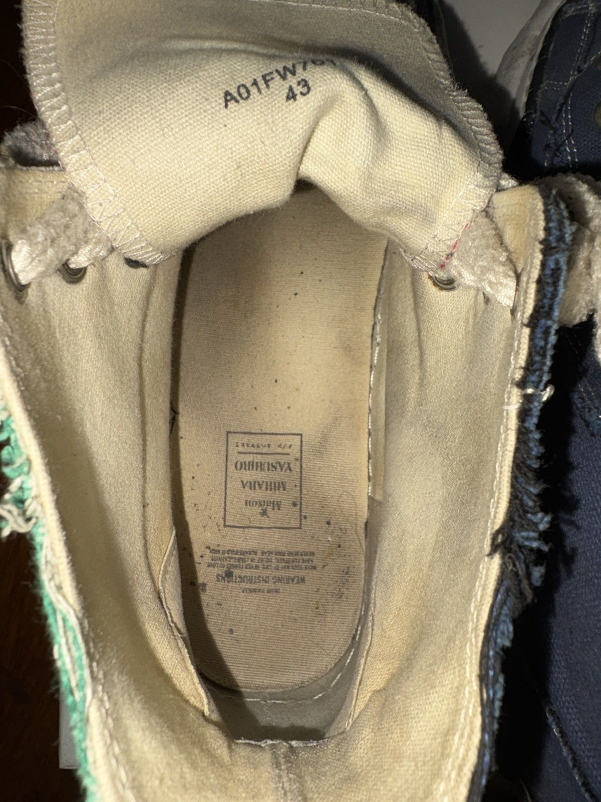 Maison MIHARA YASUHIRO Maison Mihara Yasuhiro Peterson High Top Size US 10 / EU 43 - 13 Thumbnail