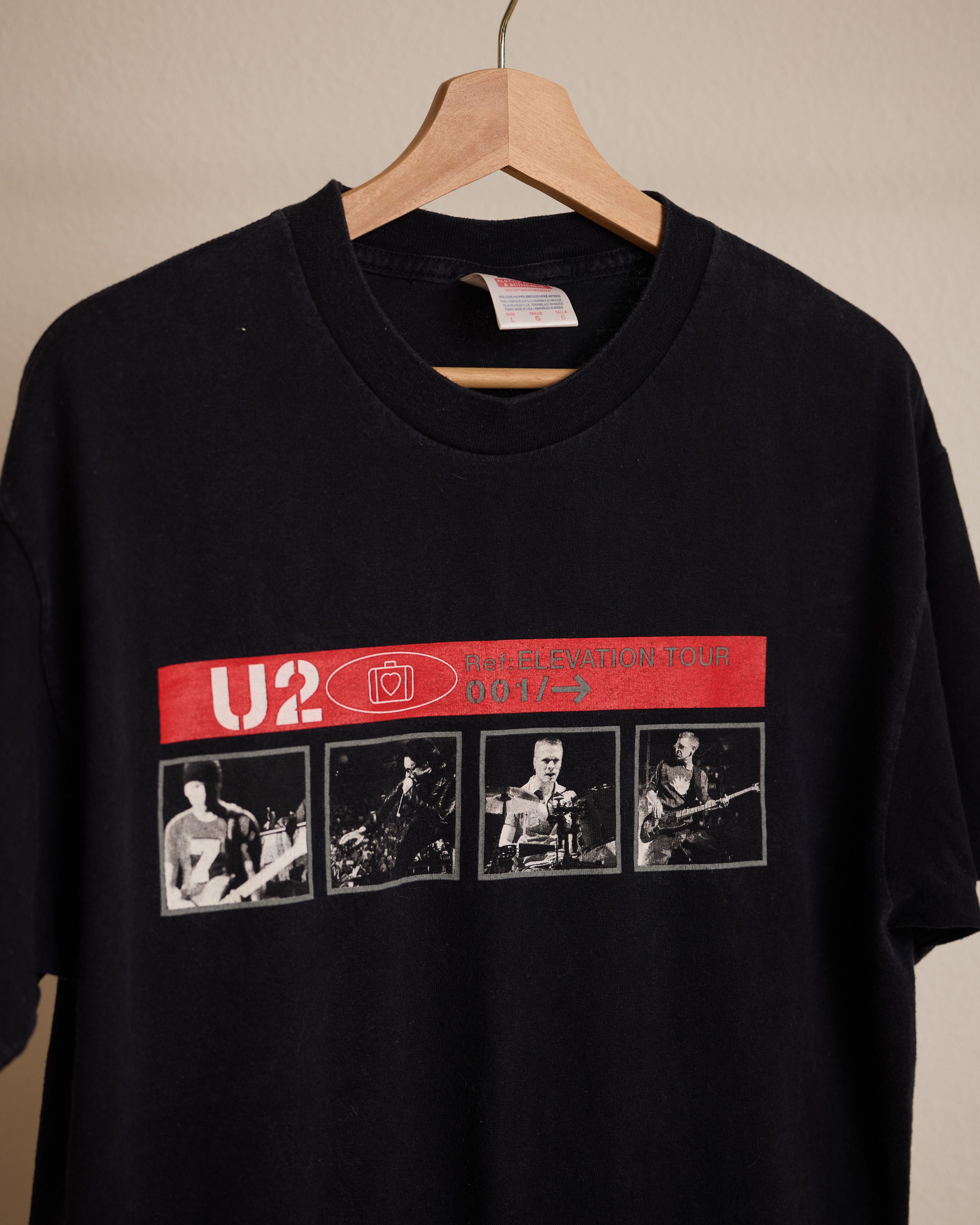 Vintage Vintage 2000's U2 Elevation Tour T-Shirt Size US L / EU 52-54 / 3 - 2 Thumbnail