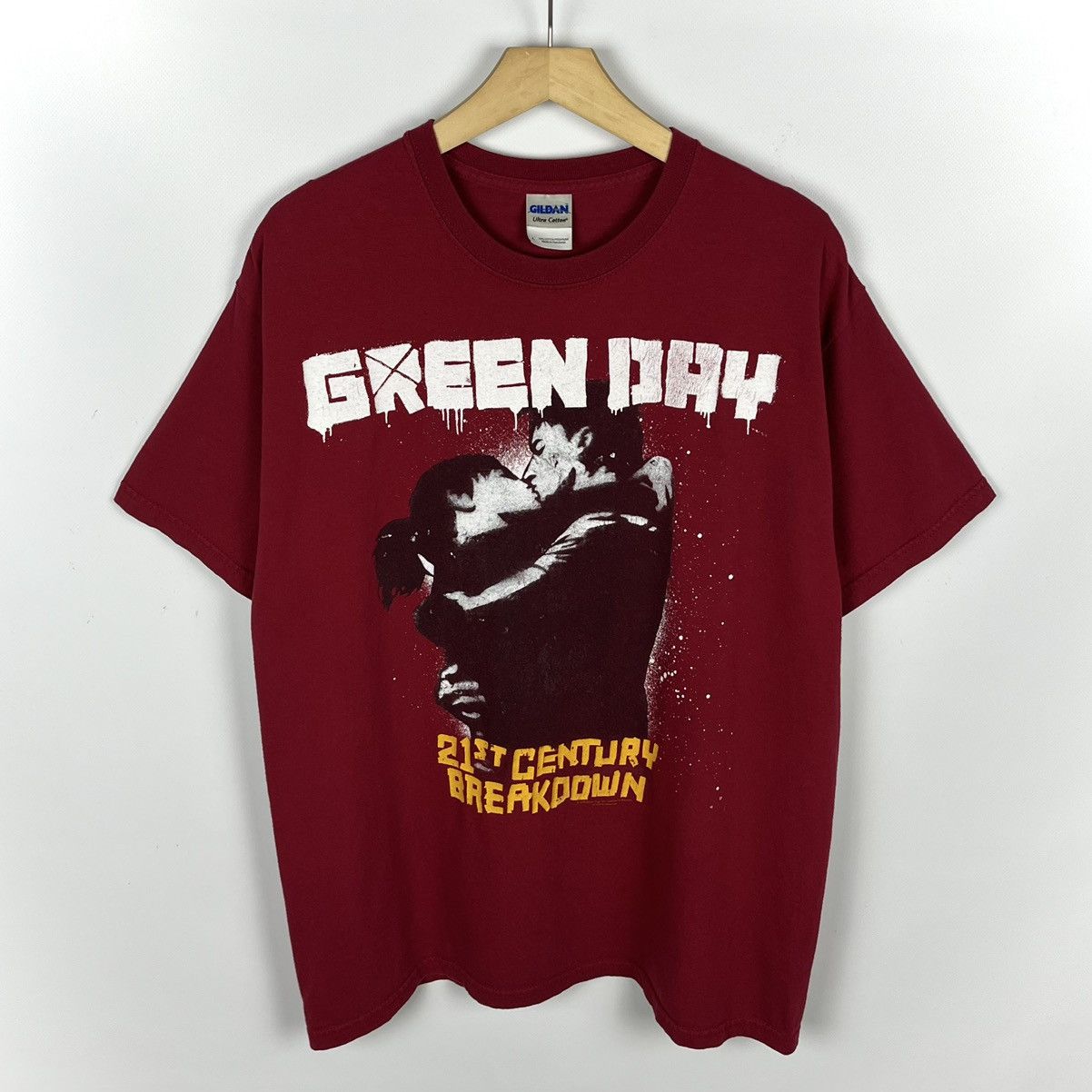 Band Tees Vintage Green Day 21st Century Breakdown rock tour tee 2009 Size US L / EU 52-54 / 3 - 1 Thumbnail