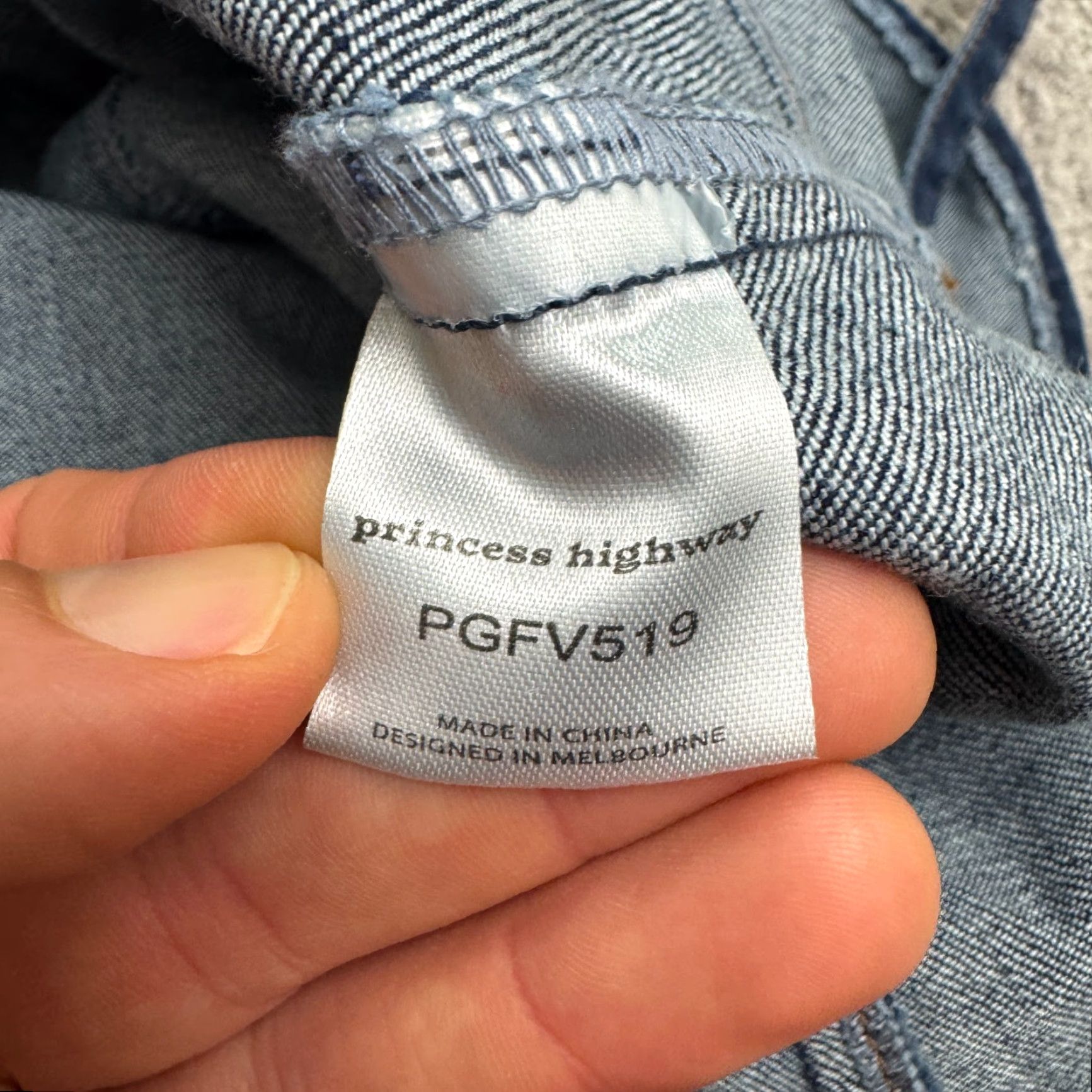 Vintage Princess Highway Jumpsuit Denim Belted Wide-Leg 16W Blue Women Size 38" / US 16 / IT 52 - 7 Thumbnail