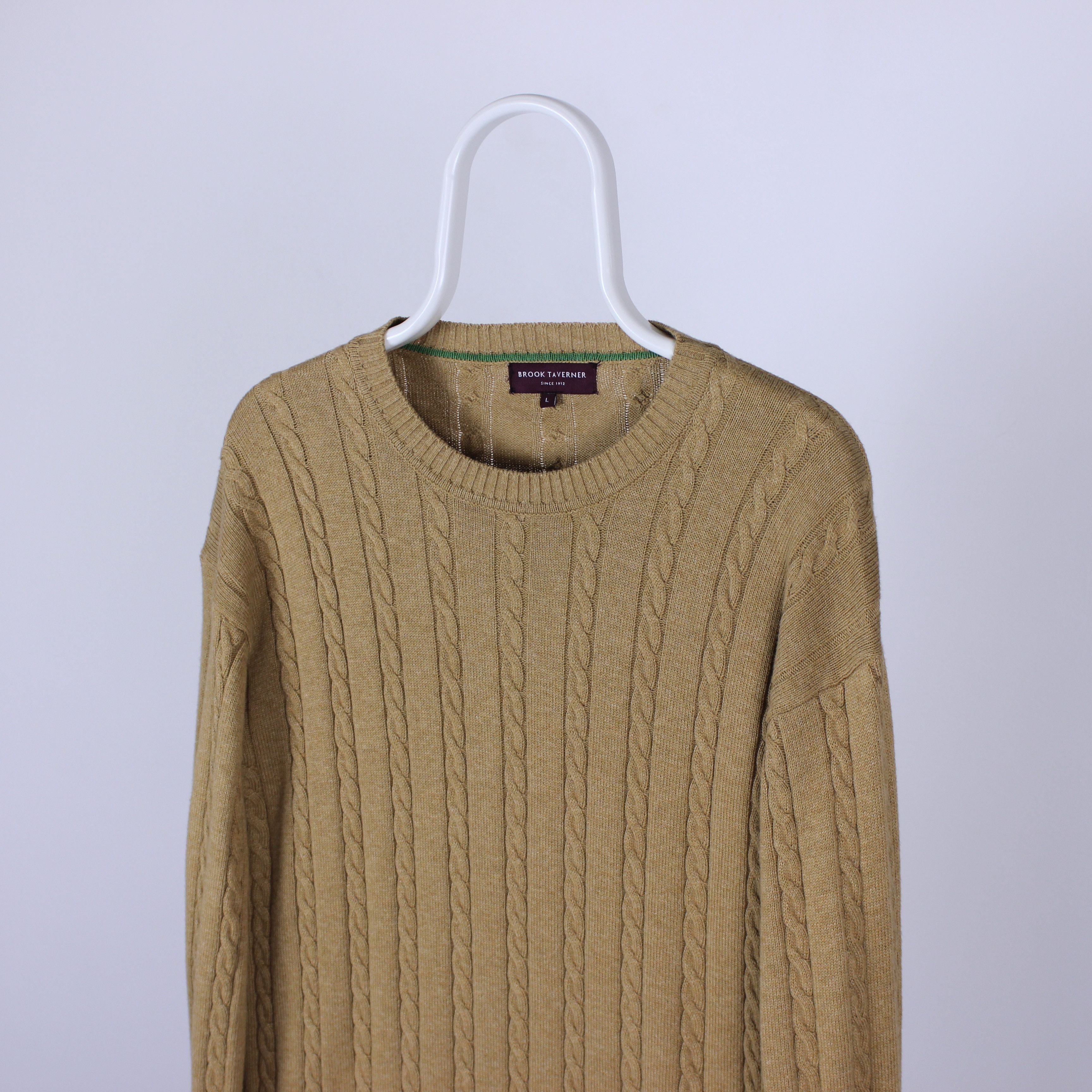 Vintage Brook Taverner sweater knitwear cotton cashmere L XL Size US L / EU 52-54 / 3 - 1 Thumbnail